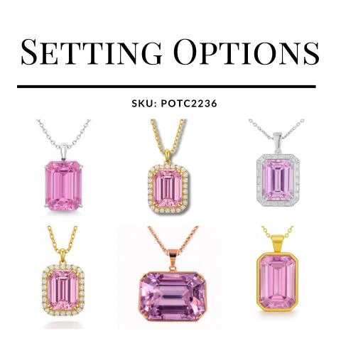GIA Certified 115.10 Carat Emerald Cut Pink Kunzite Loose - Image 9