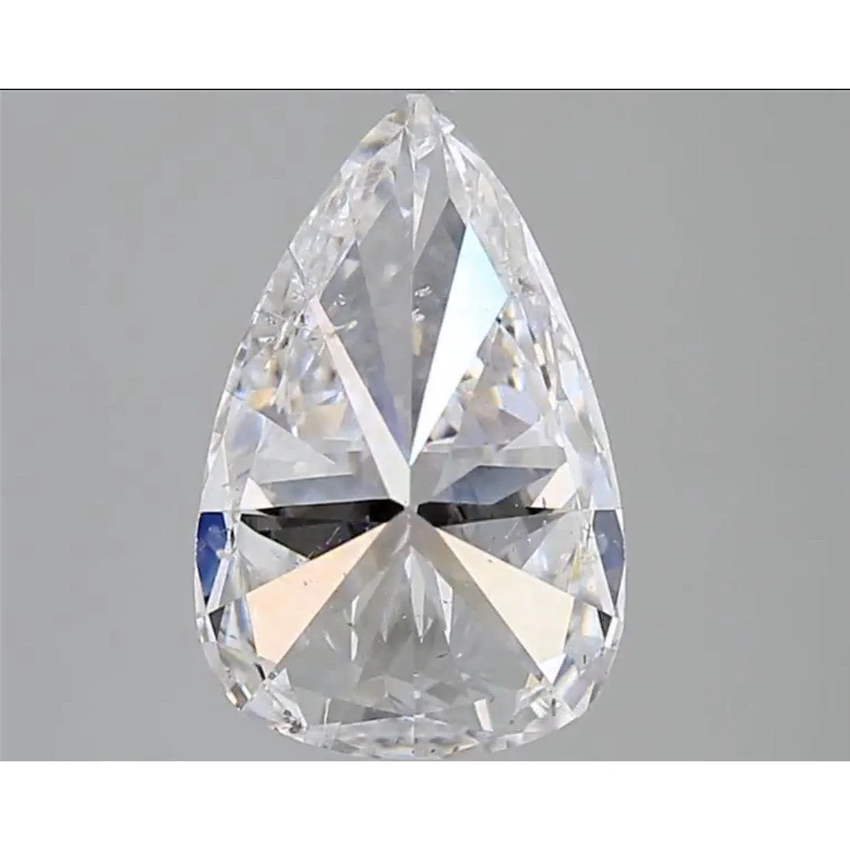 GIA Certified 3.18 Carat, D Color, SI2 Clarity, Pear Brilliant Cut Loose Diamond - Image 3