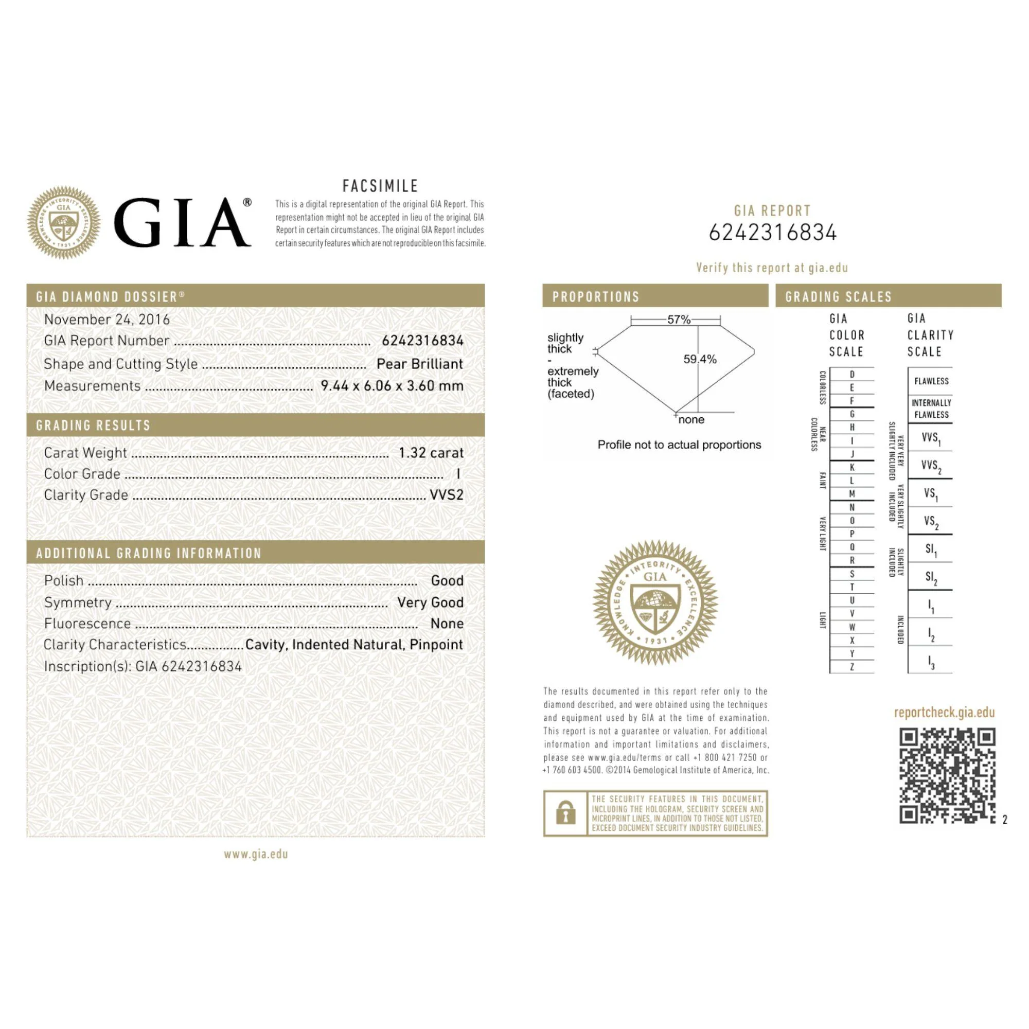 GIA Certified 3.93 Carat Pear Cut &Diamond Halo Drop Earrings in 18K White Gold - Image 14