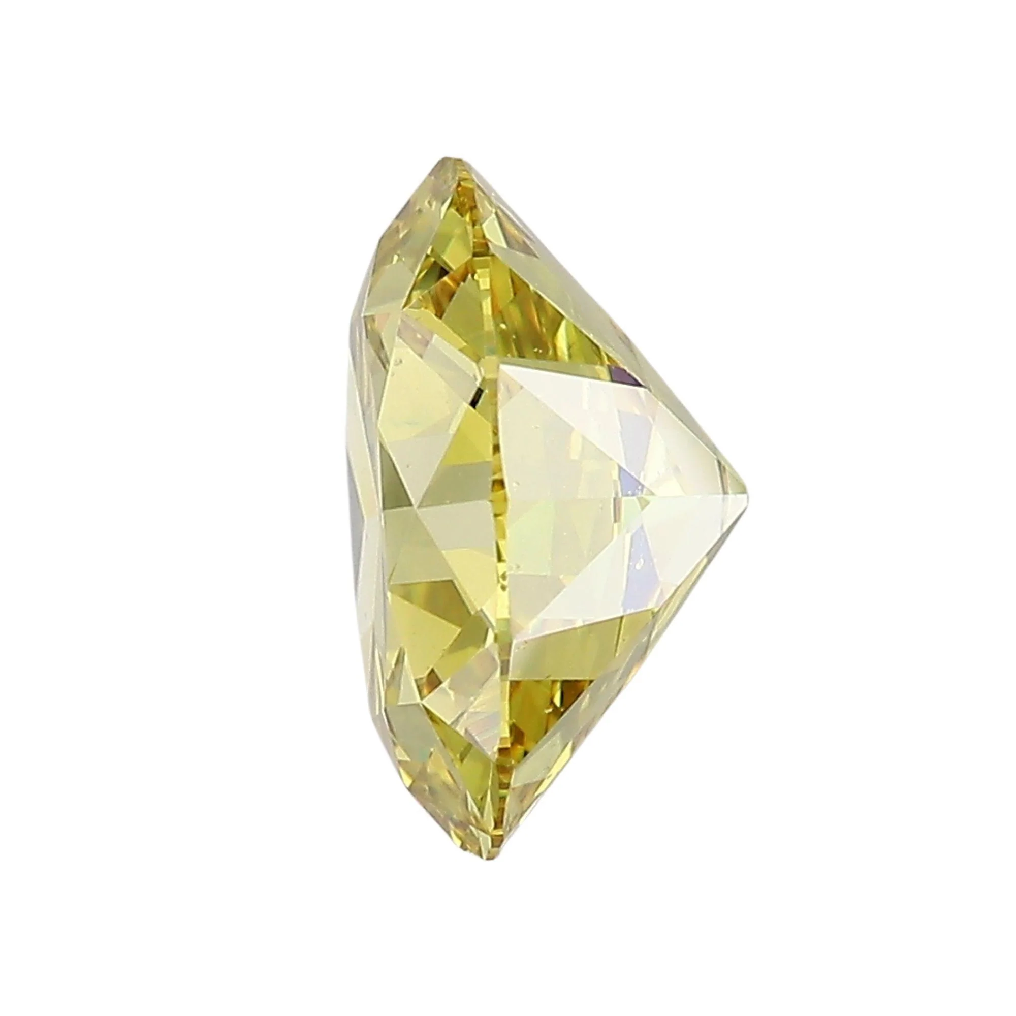 GIA Certified 4.65 Carat Fancy Deep Yellow Diamond Solitaire Bezel Set Mens Ring - Image 5