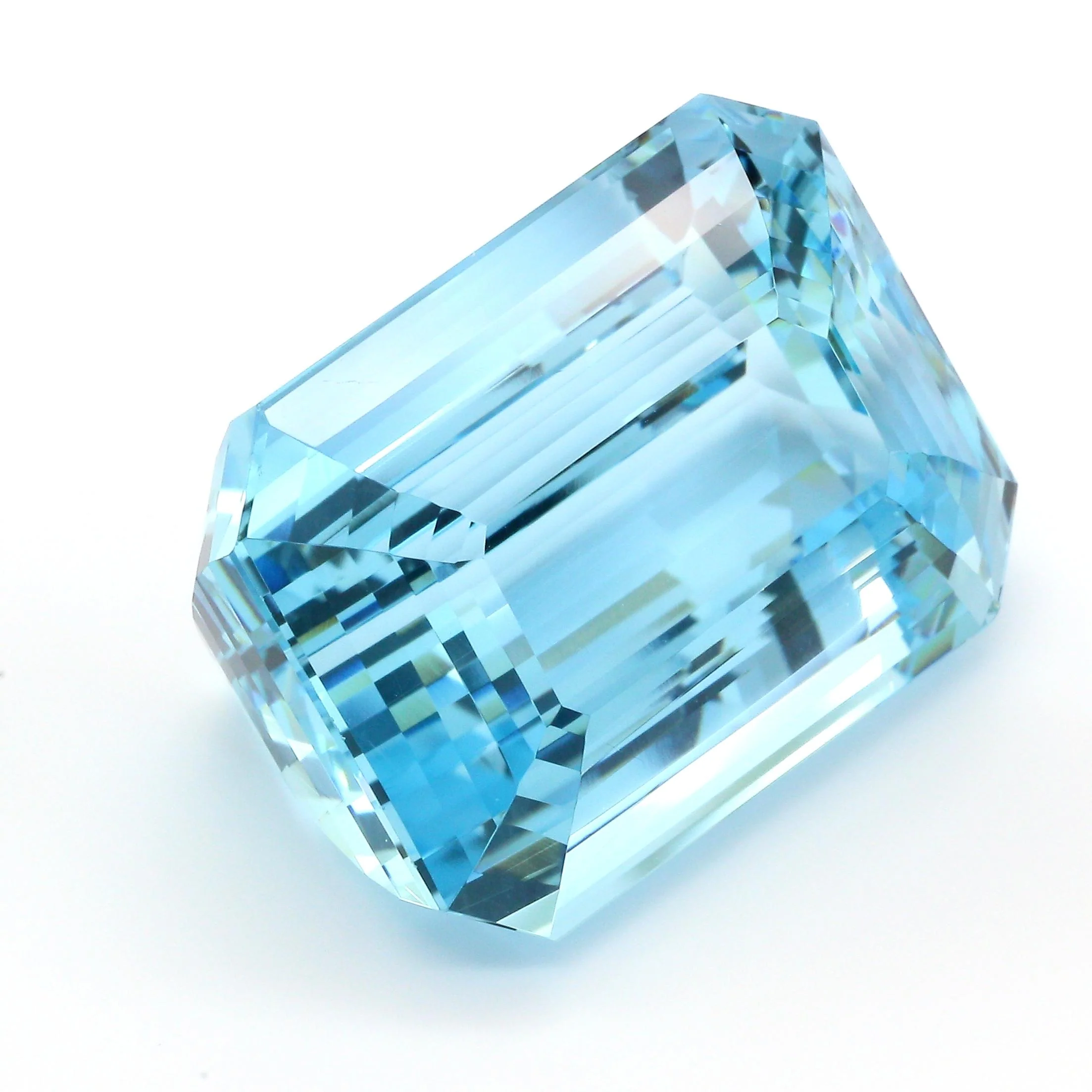 GIA Certified 47.02 Carat Emerald Cut Loose Aquamarine - Image 2