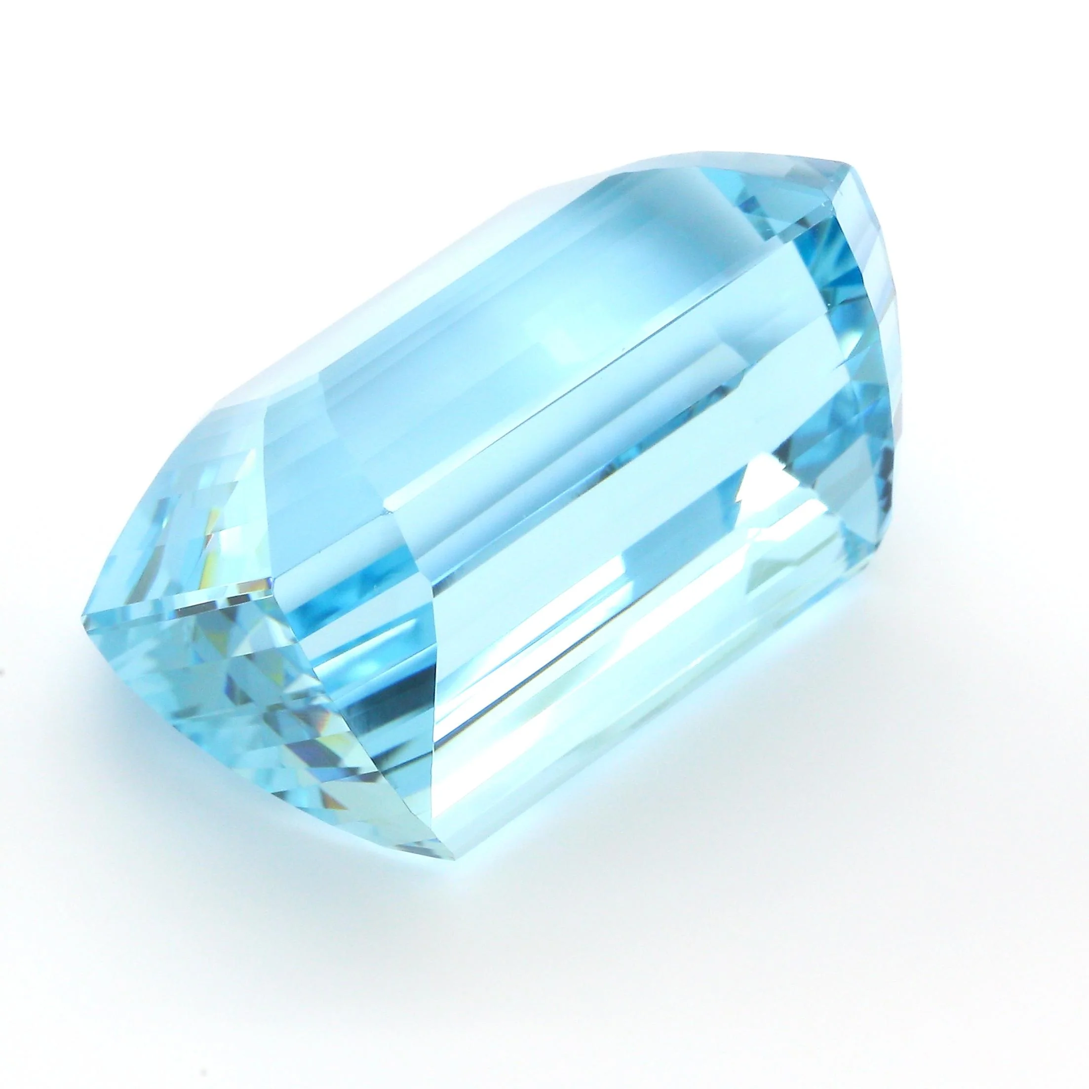 GIA Certified 47.02 Carat Emerald Cut Loose Aquamarine - Image 6