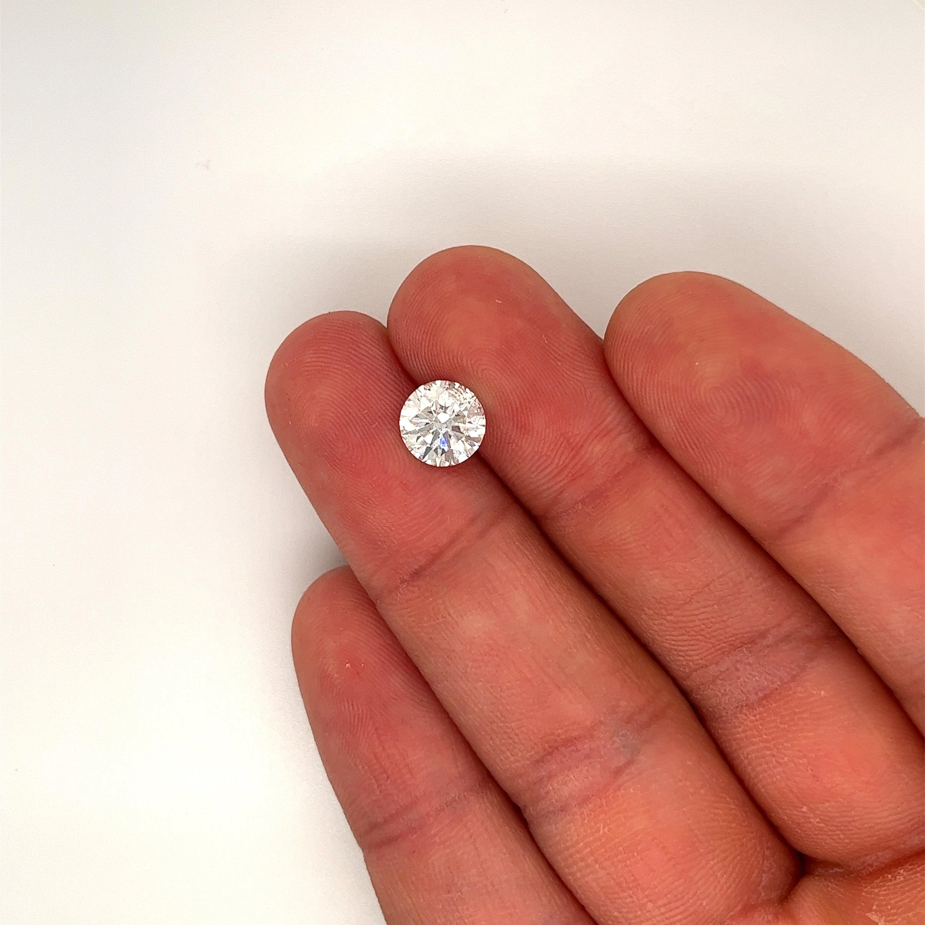 GIA Certified Natural 1.72 Carat Loose Diamond Round-Brilliant-Cut H Color - I1 Clarity - Excellent Cut - Image 3