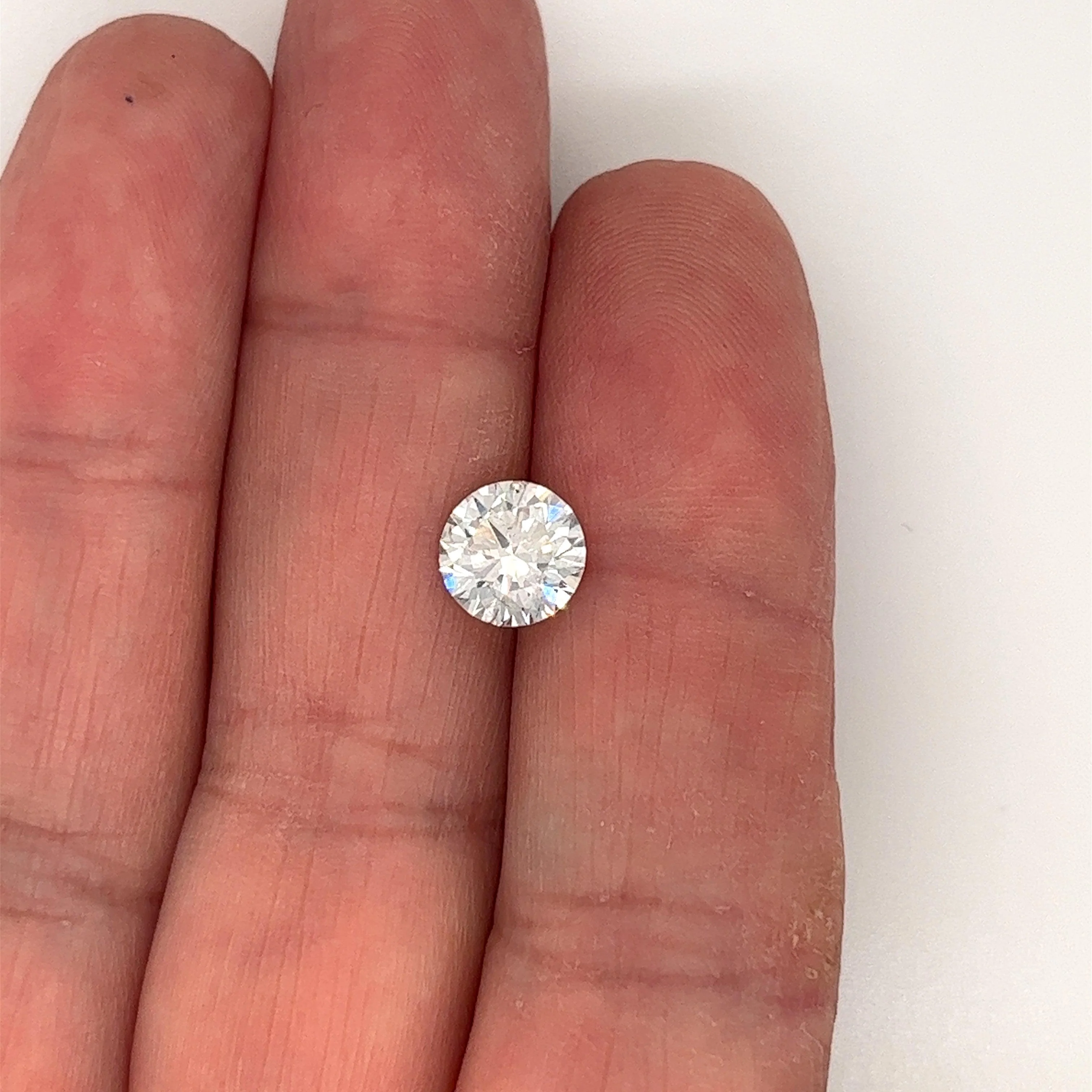 GIA Certified Natural 1.72 Carat Loose Diamond Round-Brilliant-Cut H Color - I1 Clarity - Excellent Cut - Image 4