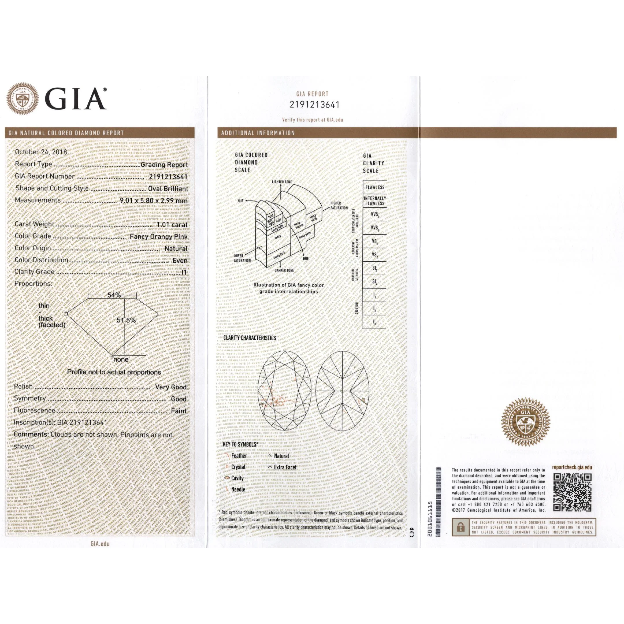 GIA Certified Oval Cut Fancy Orangy Pink & White Diamond Toi Et Moi 18K Ring - Image 14