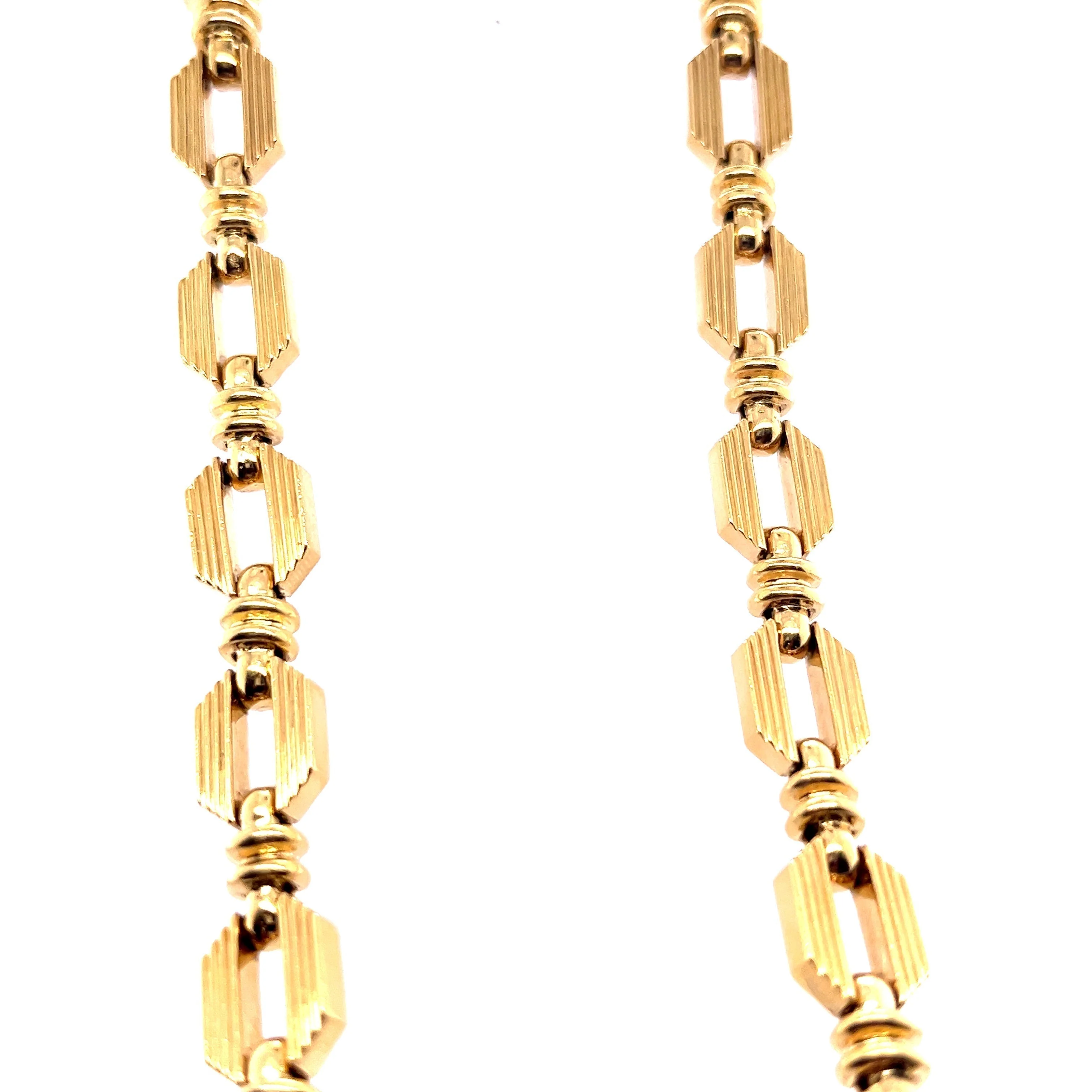 Henry Dunay 19.48 carat Colombian Emerald Necklace in 18k Yellow Gold - Image 5