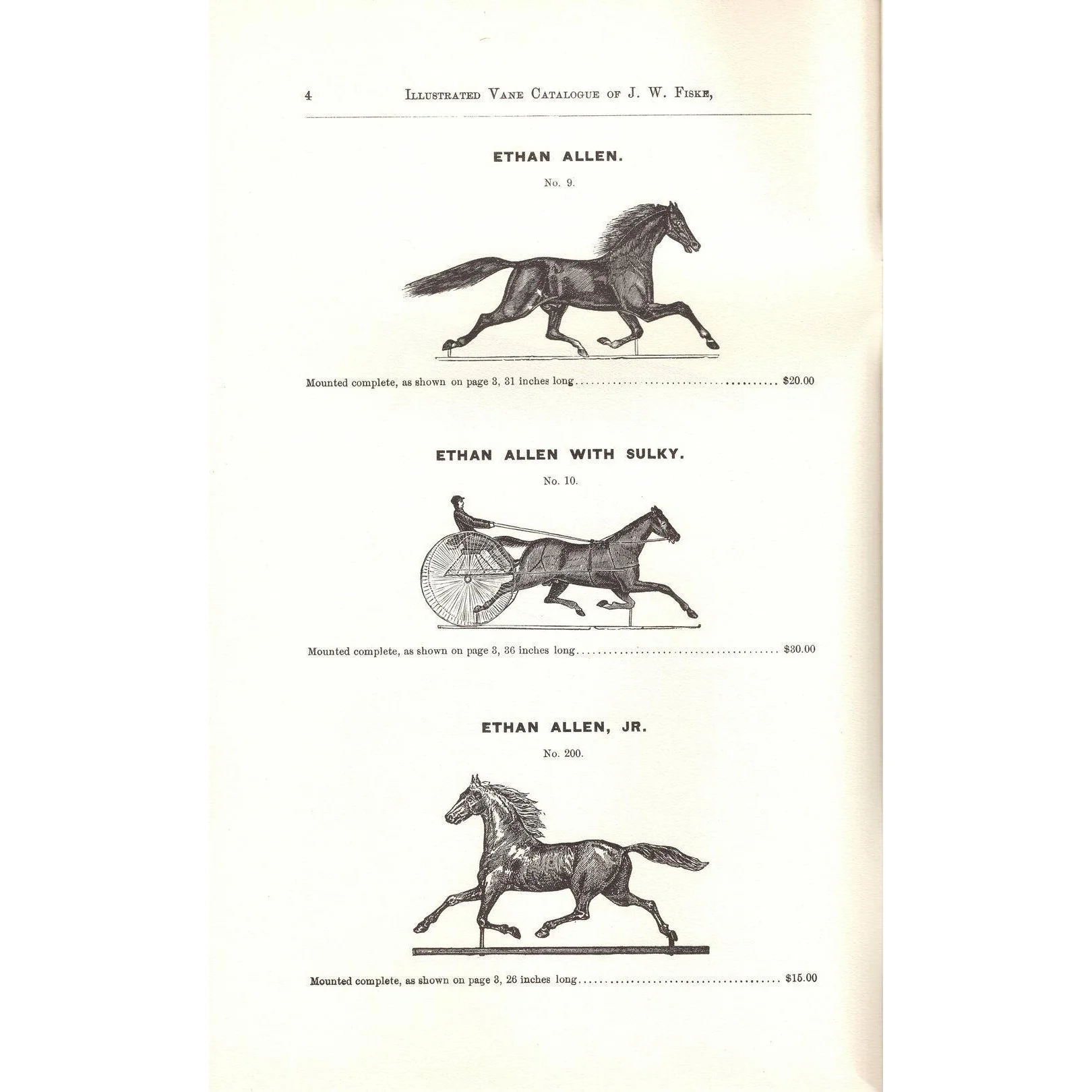 Horse Weathervane in Gold Gilt by J.W Fiske & Company - Image 7