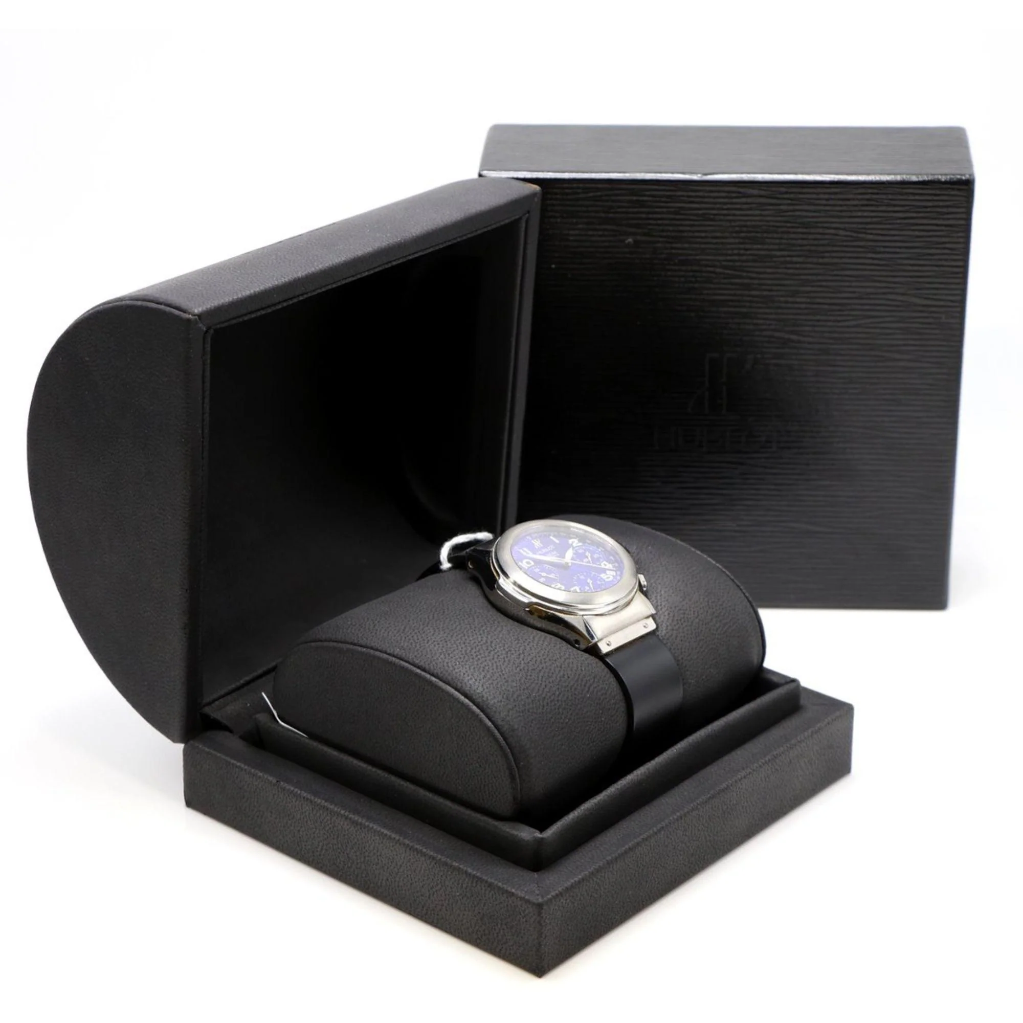 Hublot Elegant MDM 1810.2 Stainless Steel Blue Dial Automatic Chronograph Watch - Image 7