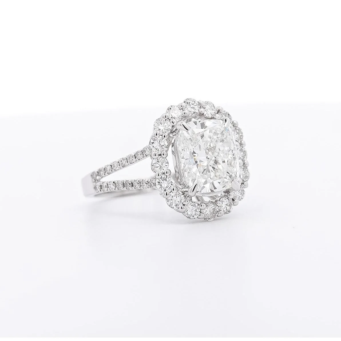 IGI Certified 4.91 Carat TW Lab Grown Diamond Engagement Ring - Image 3
