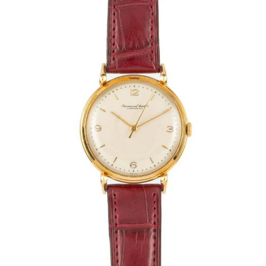 IWC Schaffhausen Manual 36mm 18K Gold Vintage Watch Circa 1940s