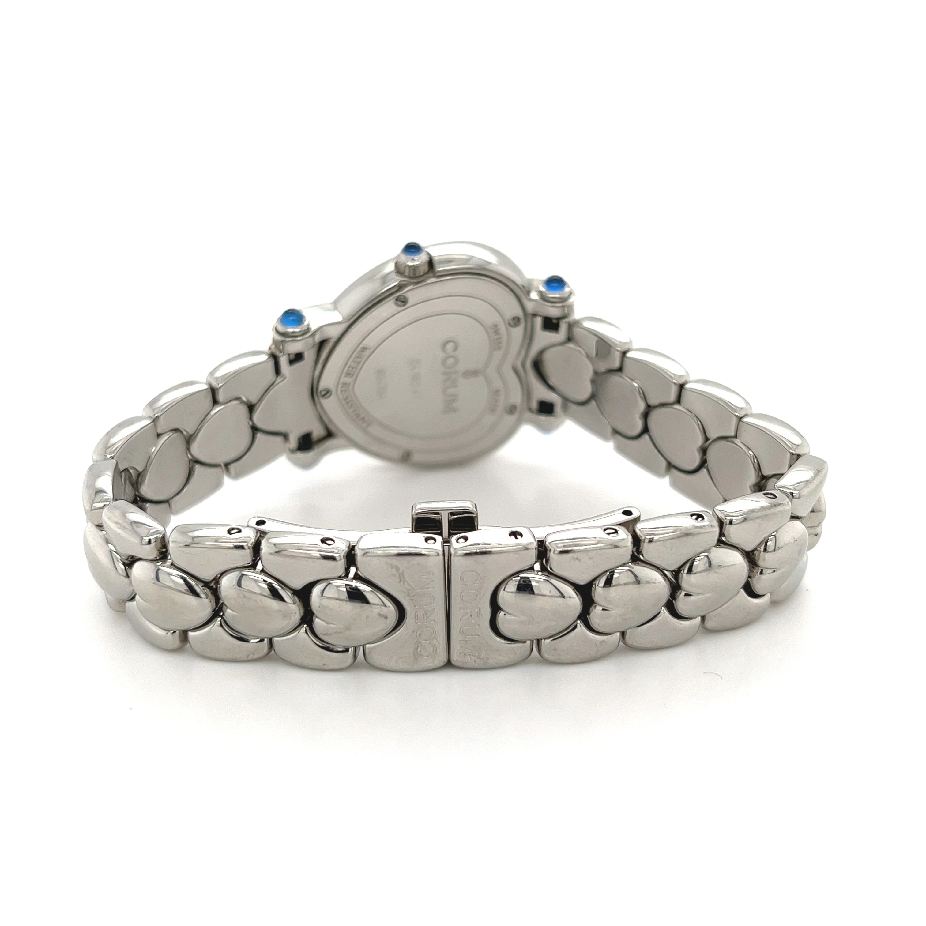 Ladies Corum Watch Mother of Pearl and Heart Shape Diamond Case - Image 4