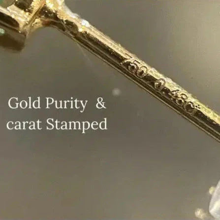Mixed Cut Emerald Stud Earrings in Solid Gold - Image 12