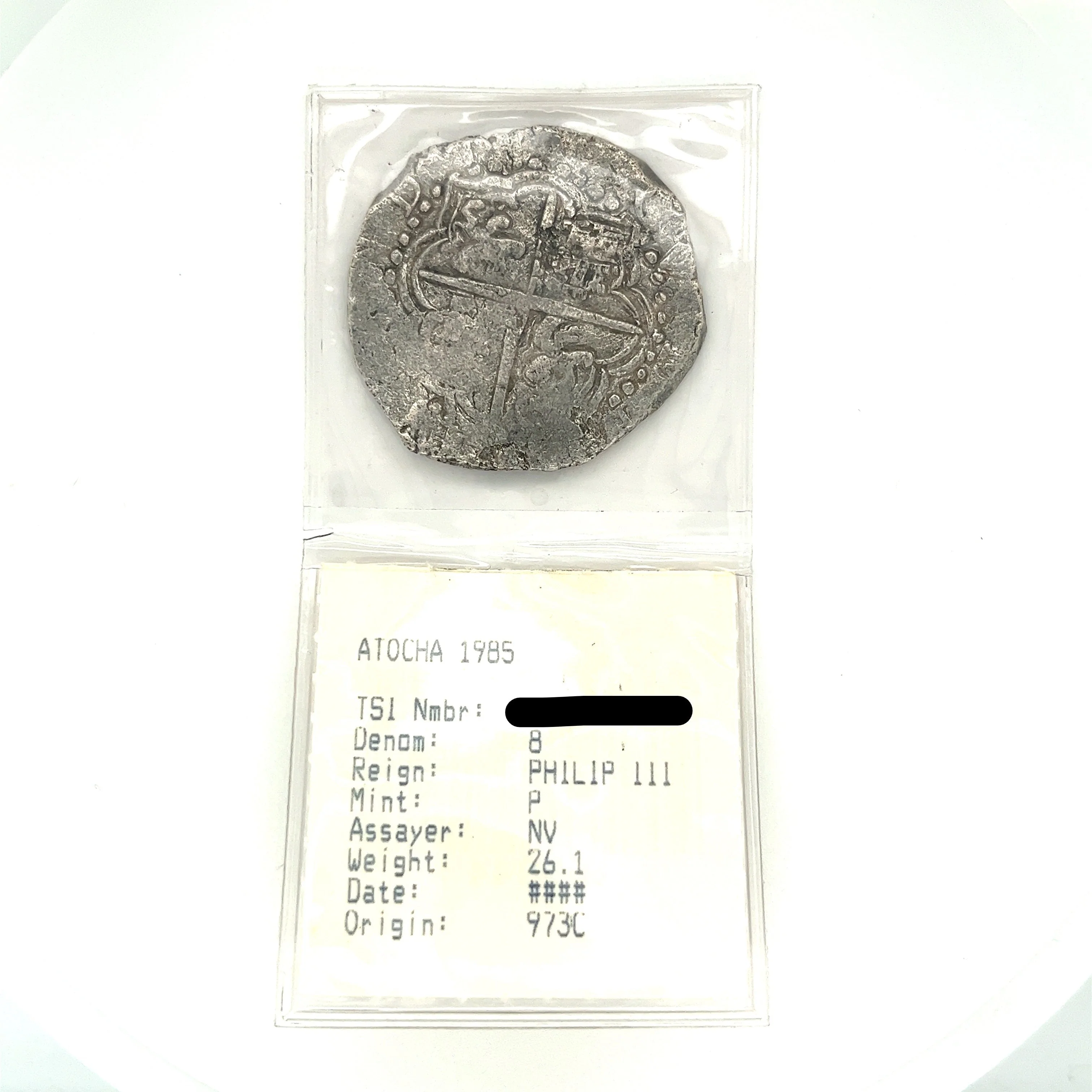 Atocha Shipwreck 8 Reale Grade 2 Potosi Mint Coin - Image 7