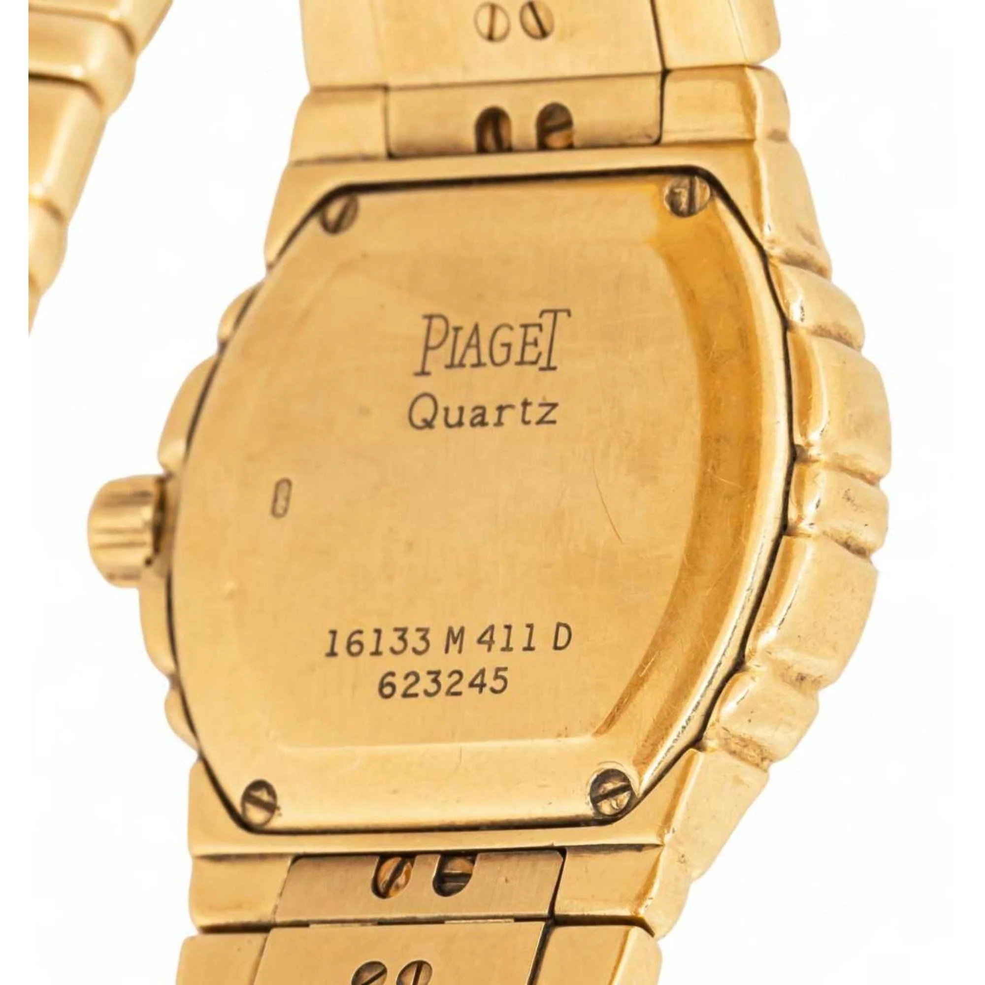 Piaget Tangara 18K Yellow Gold & Diamond Bezel Ladies Watch - Image 6