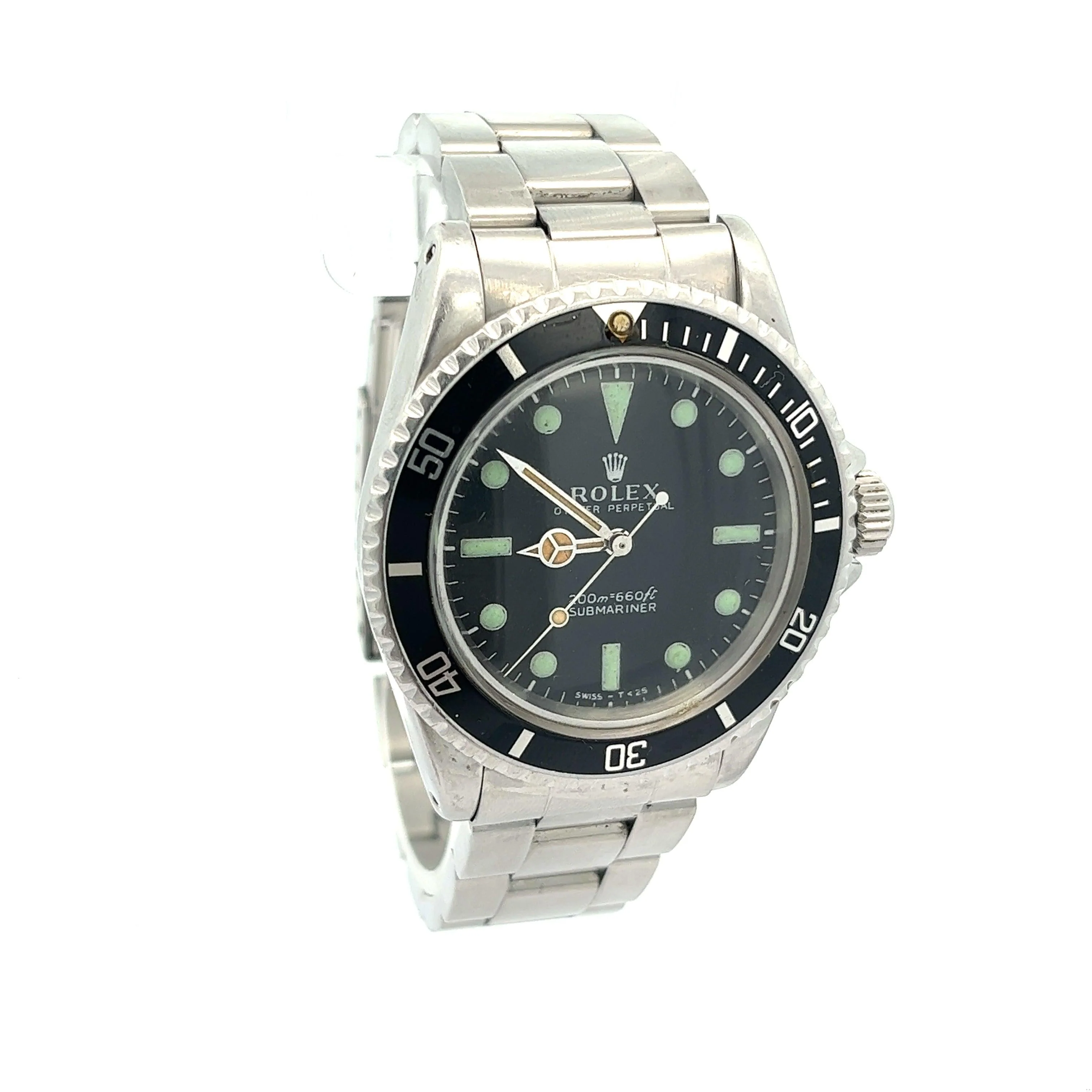 Pre-Owned 1964 ROLEX SUBMARINER 5513 "BART SIMPSON" 40mm Steel - Image 3