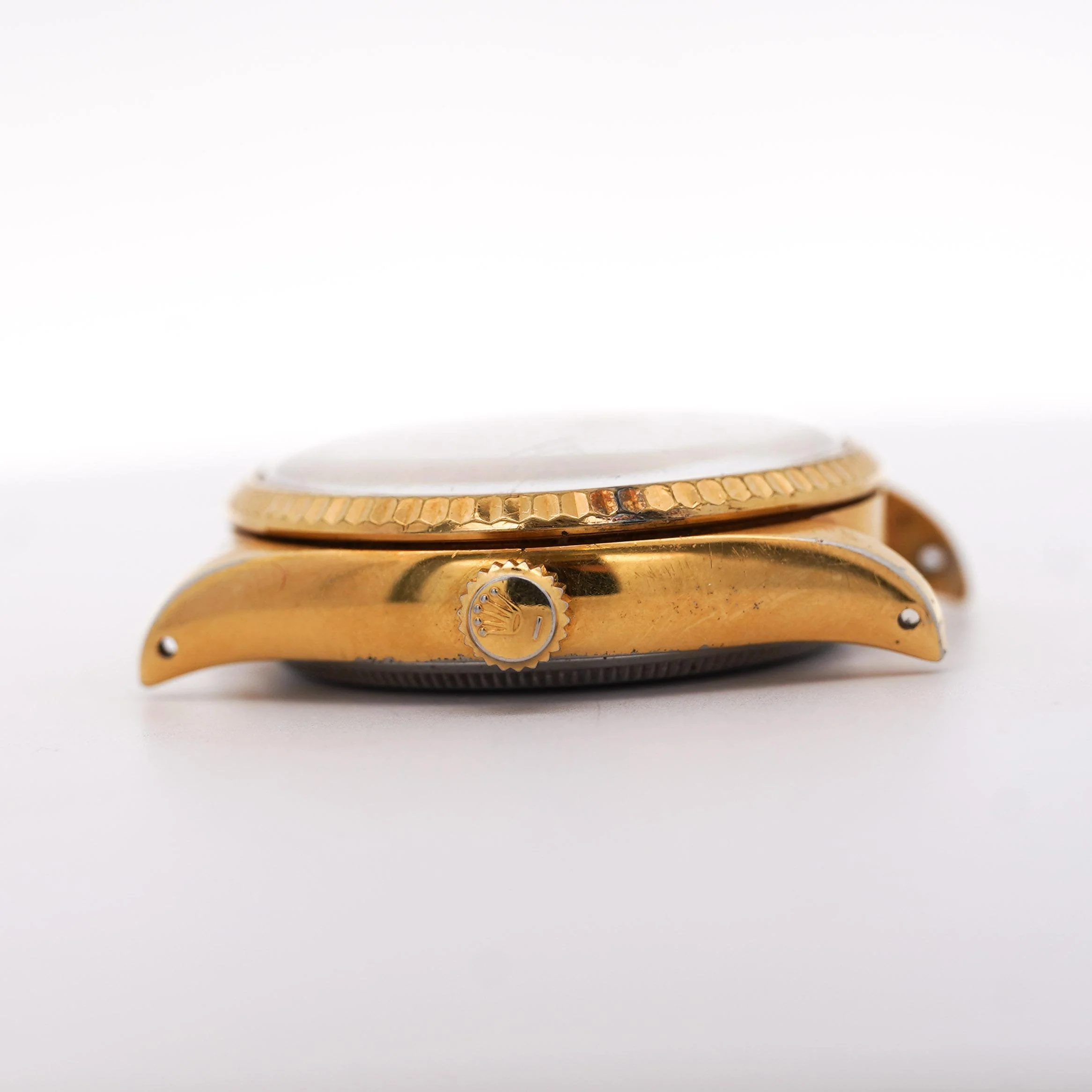 Rolex 34mm Oysterdate Precision 6294 Two Tone Honeycomb Bowtie Gold Watch - Image 12