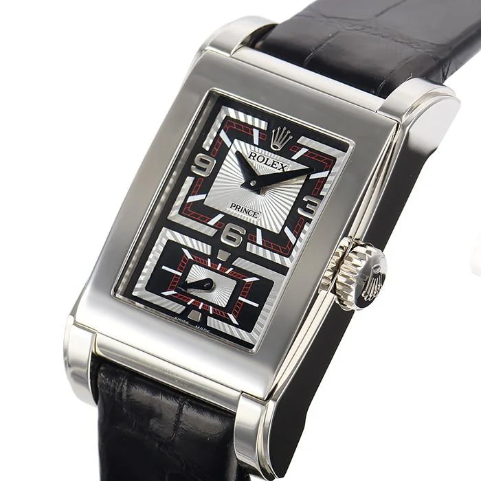 Rolex Cellini Prince 28mm Chronometer 18K White Gold Men's Watch - Image 2