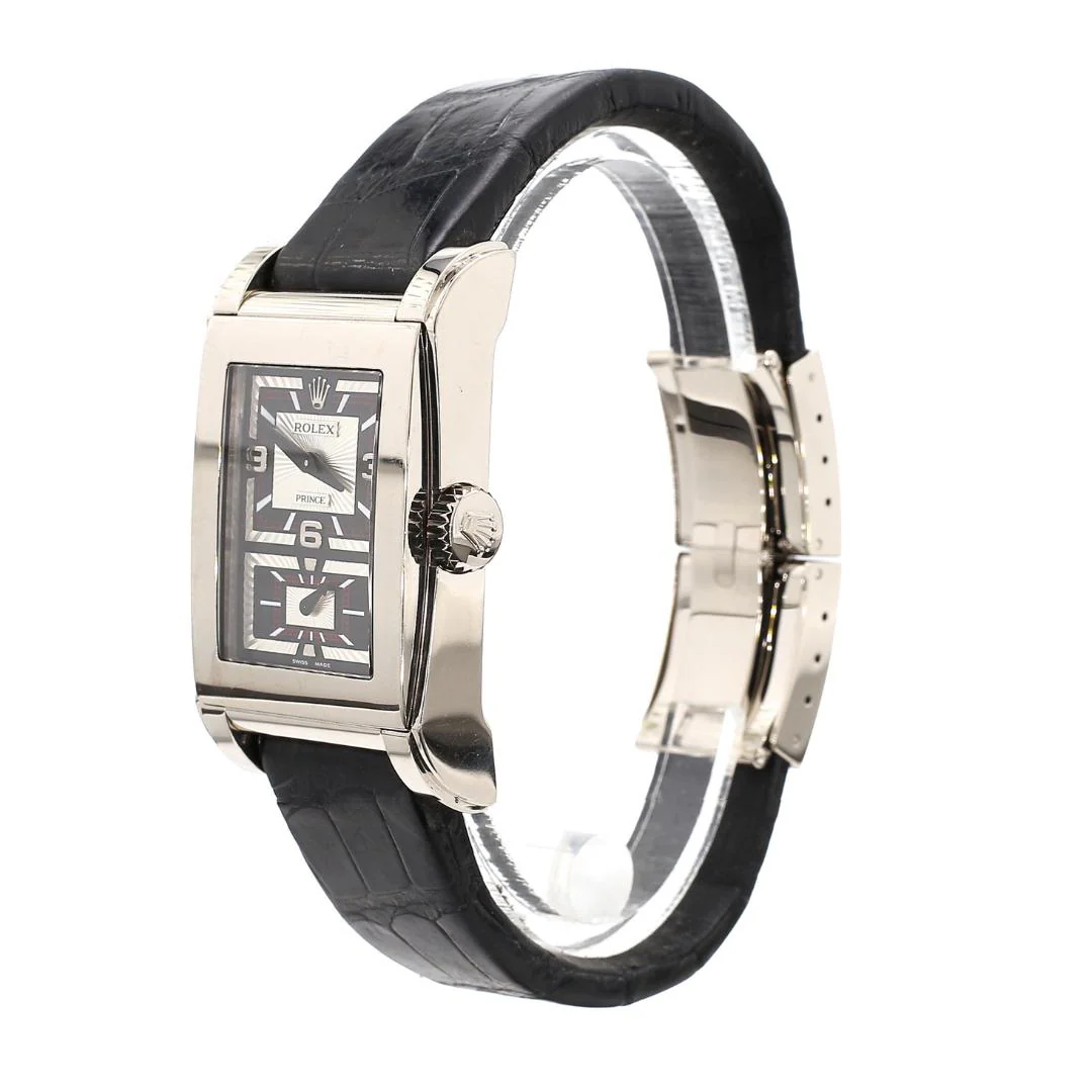 Rolex Cellini Prince 28mm Chronometer 18K White Gold Men's Watch - Image 5