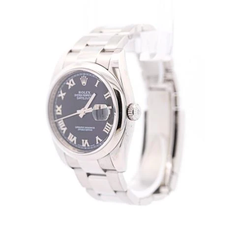 Rolex Datejust 36mm Ref 116200 Black Dial Watch Box Papers - Image 2