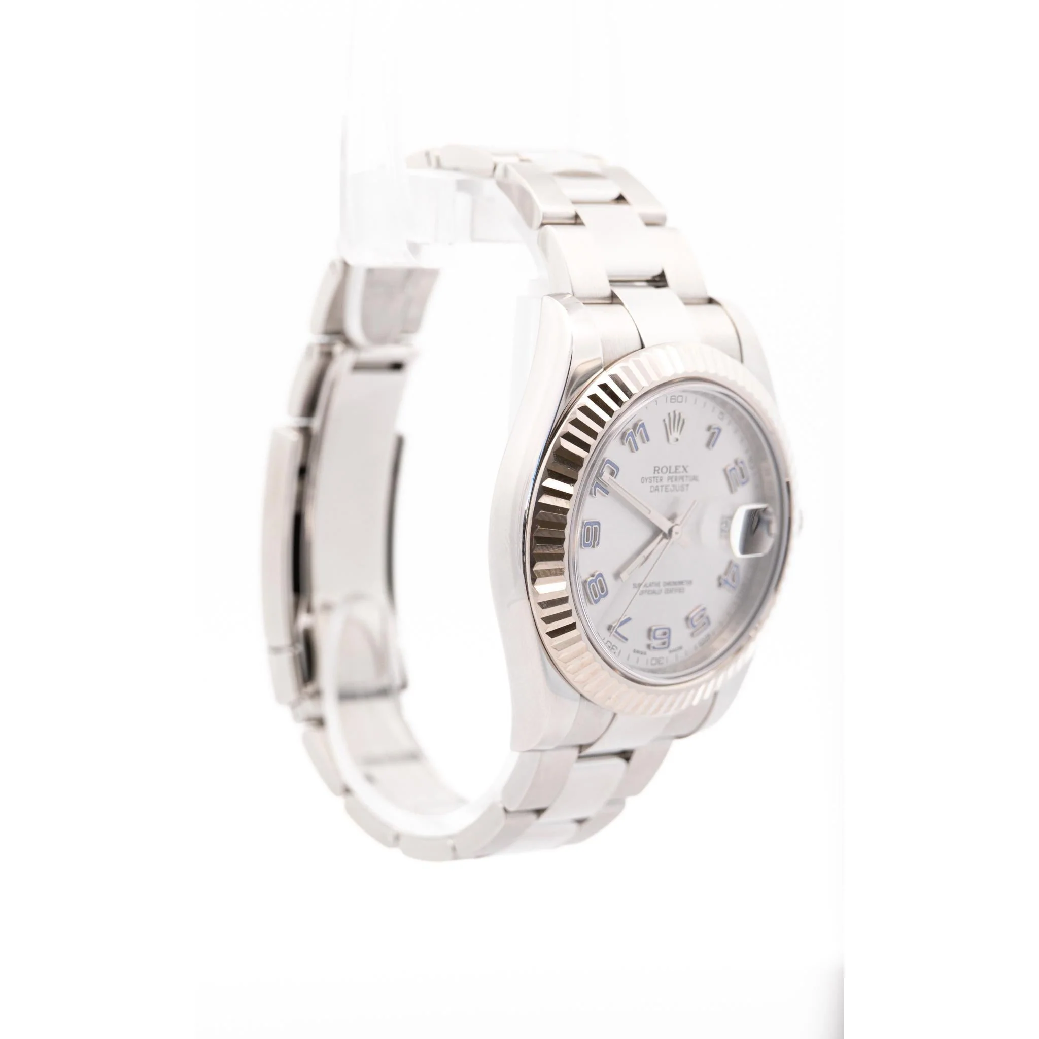 Rolex Datejust II Men's 41mm Stainless Steel and White Gold Bezel Watch 116334 - Image 3