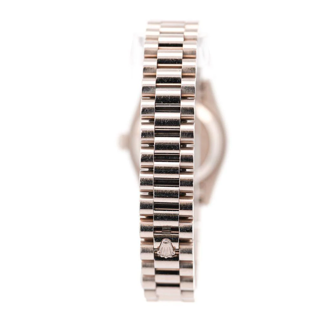 Rolex DateJust President Bracelet 26mm 18K White Gold Factory Diamond Dial - Image 3