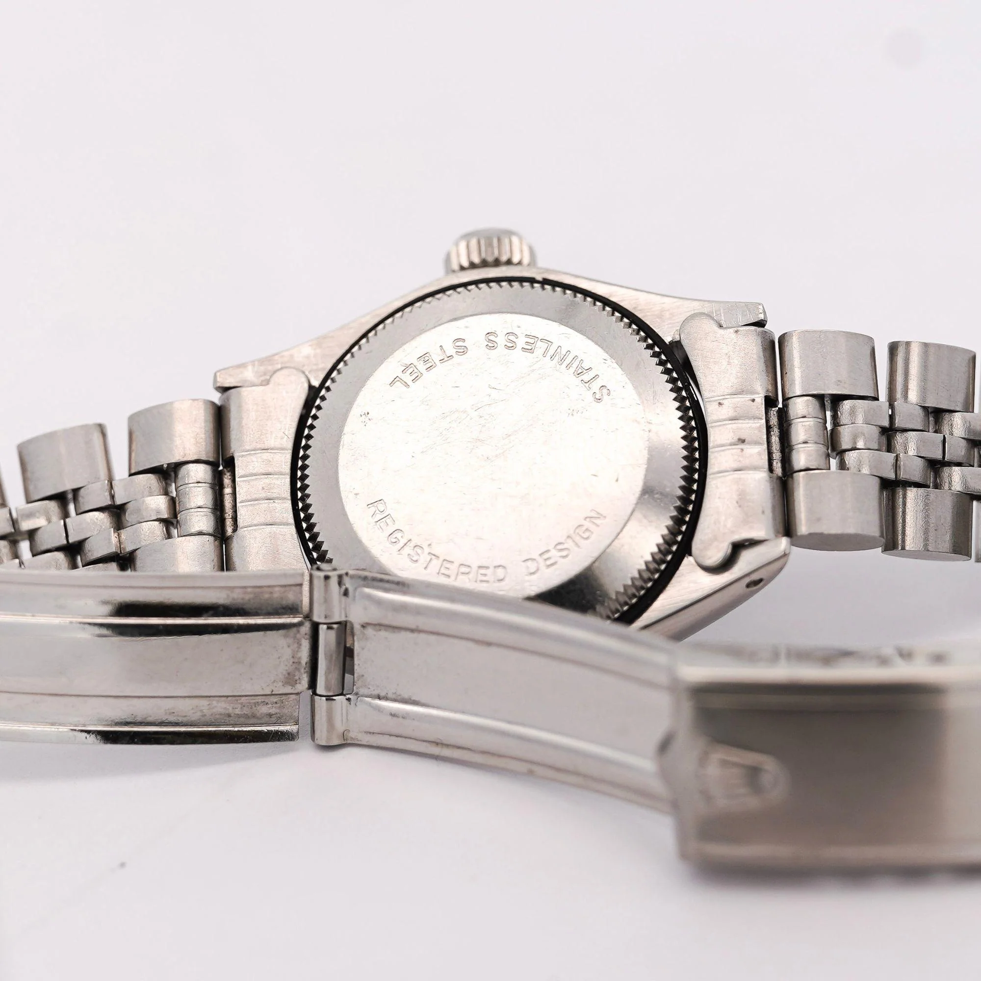 Rolex For Tiffany & Co. Oyster Perpetual 6718 24mm Steel Watch - Image 8