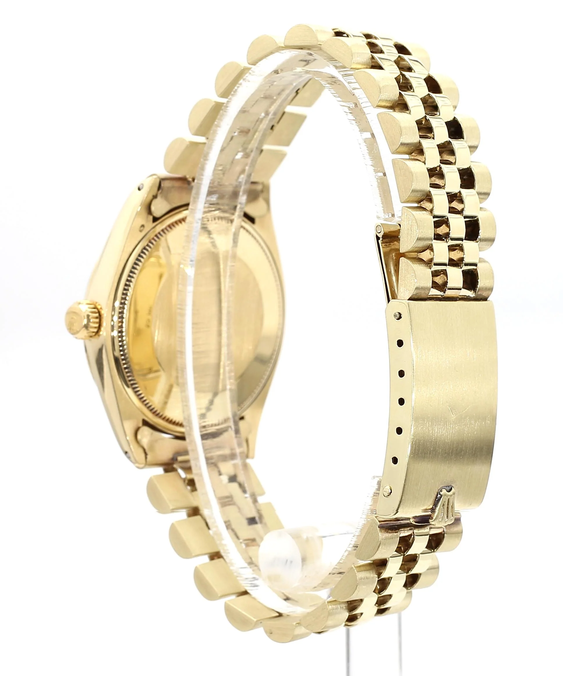 Rolex Oyster 1005 Champagne Dial Gold Vintage Watch - Image 9