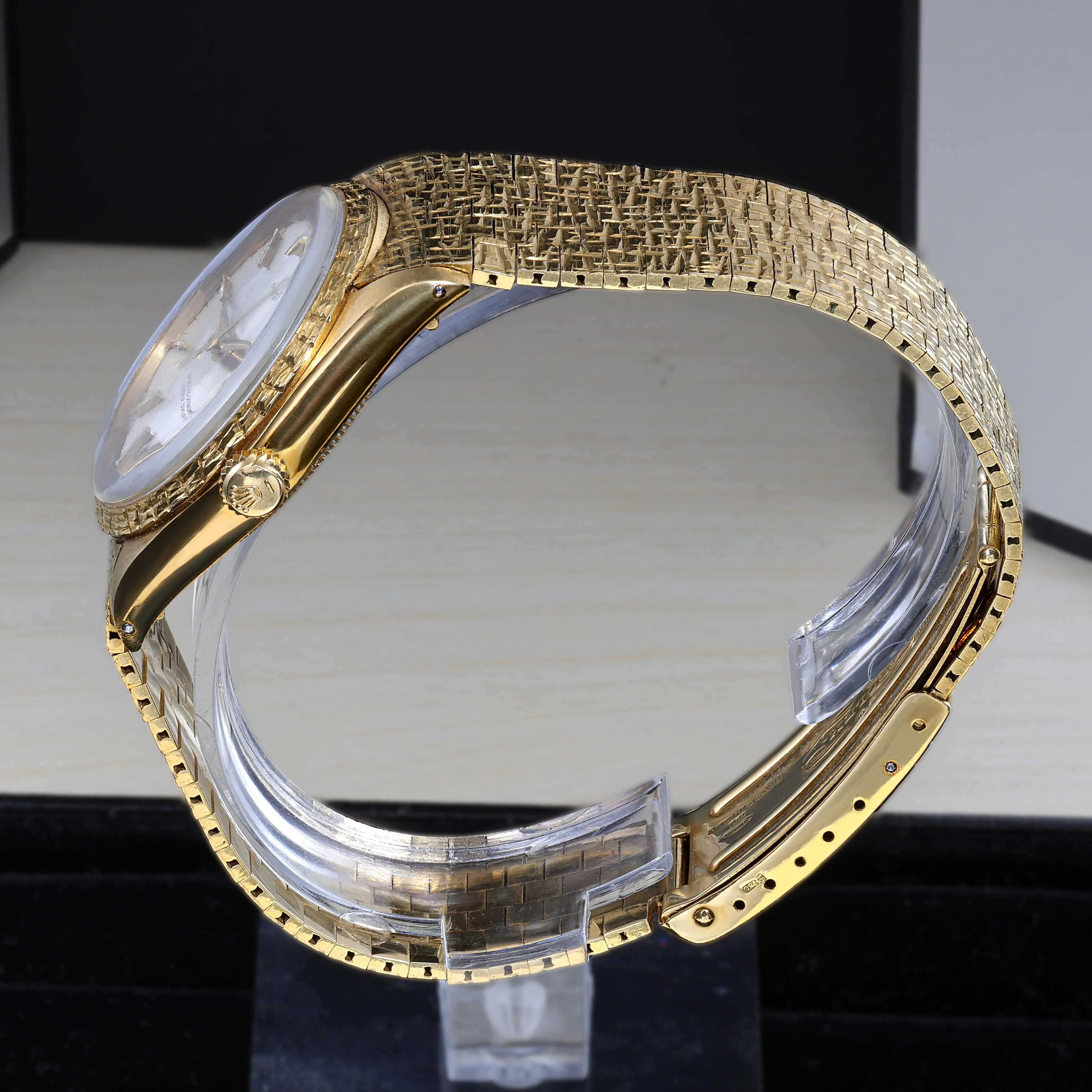 Rolex Oyster Perpetual 1028 18K Gold 34mm Watch Vintage 1963 w/box - Image 9