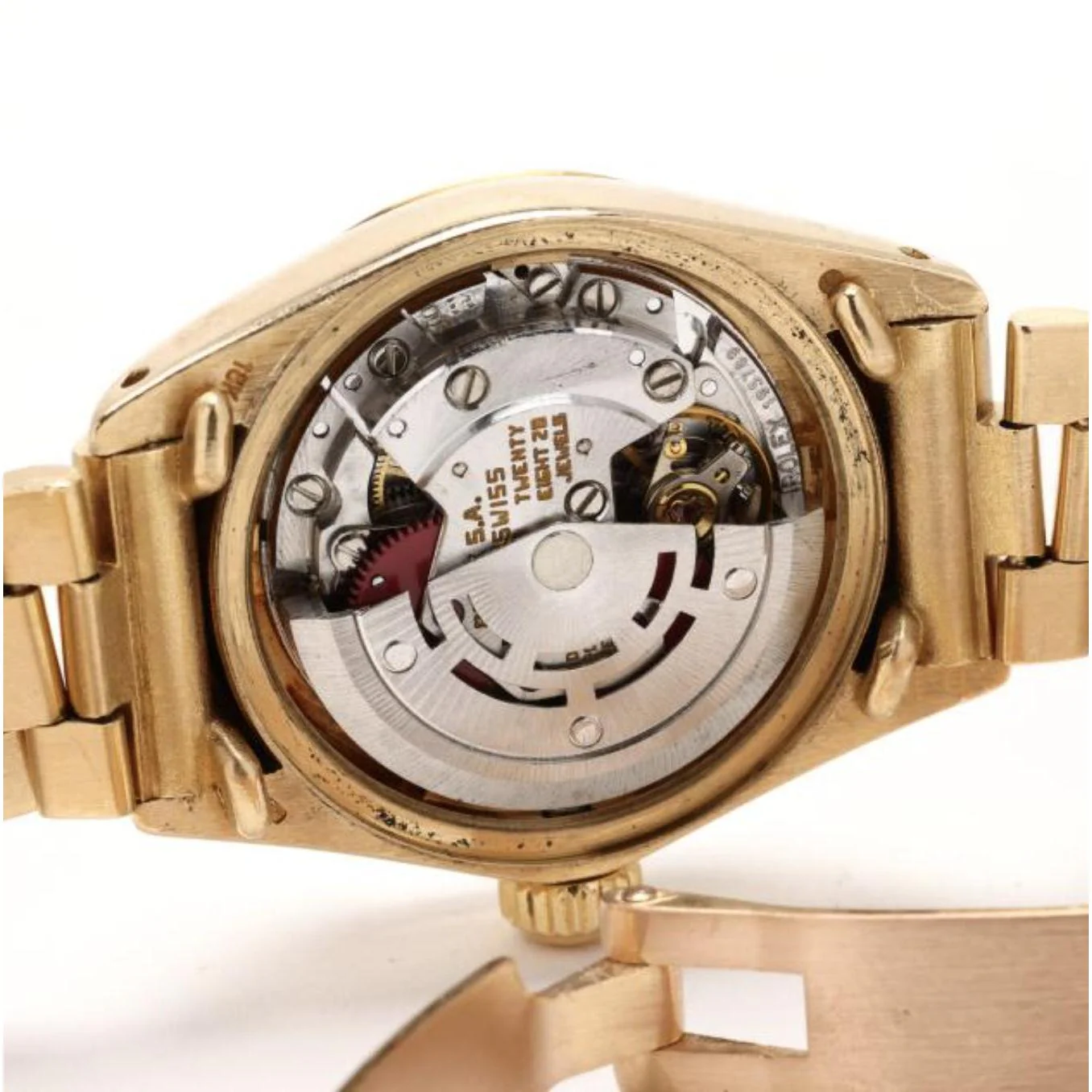 Rolex President Datejust 26mm Fluted 18K Gold Ladies Watch - Image 3