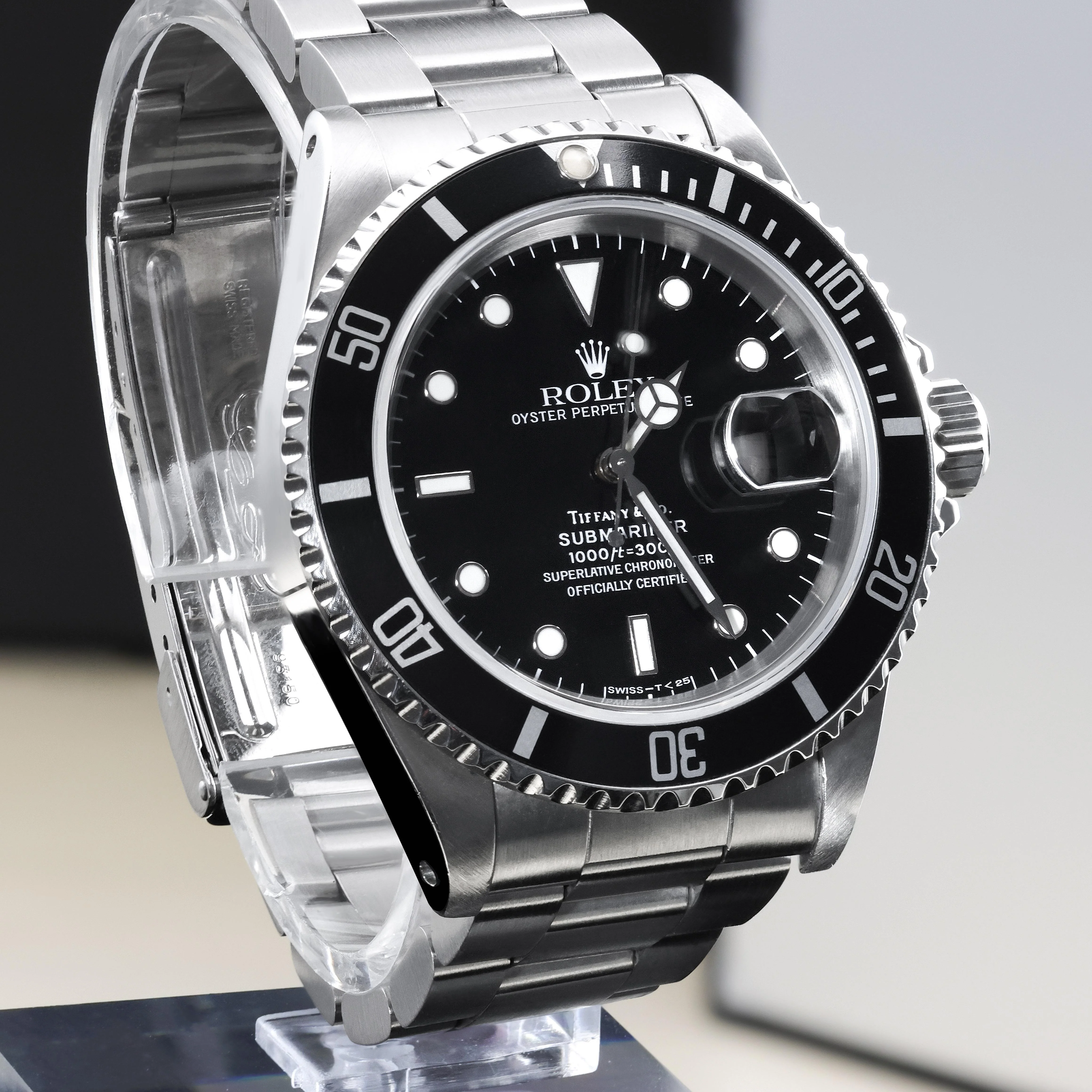 Rolex Submariner Tiffany & Co Dial 1680 Steel Automatic Date Watch - Image 8