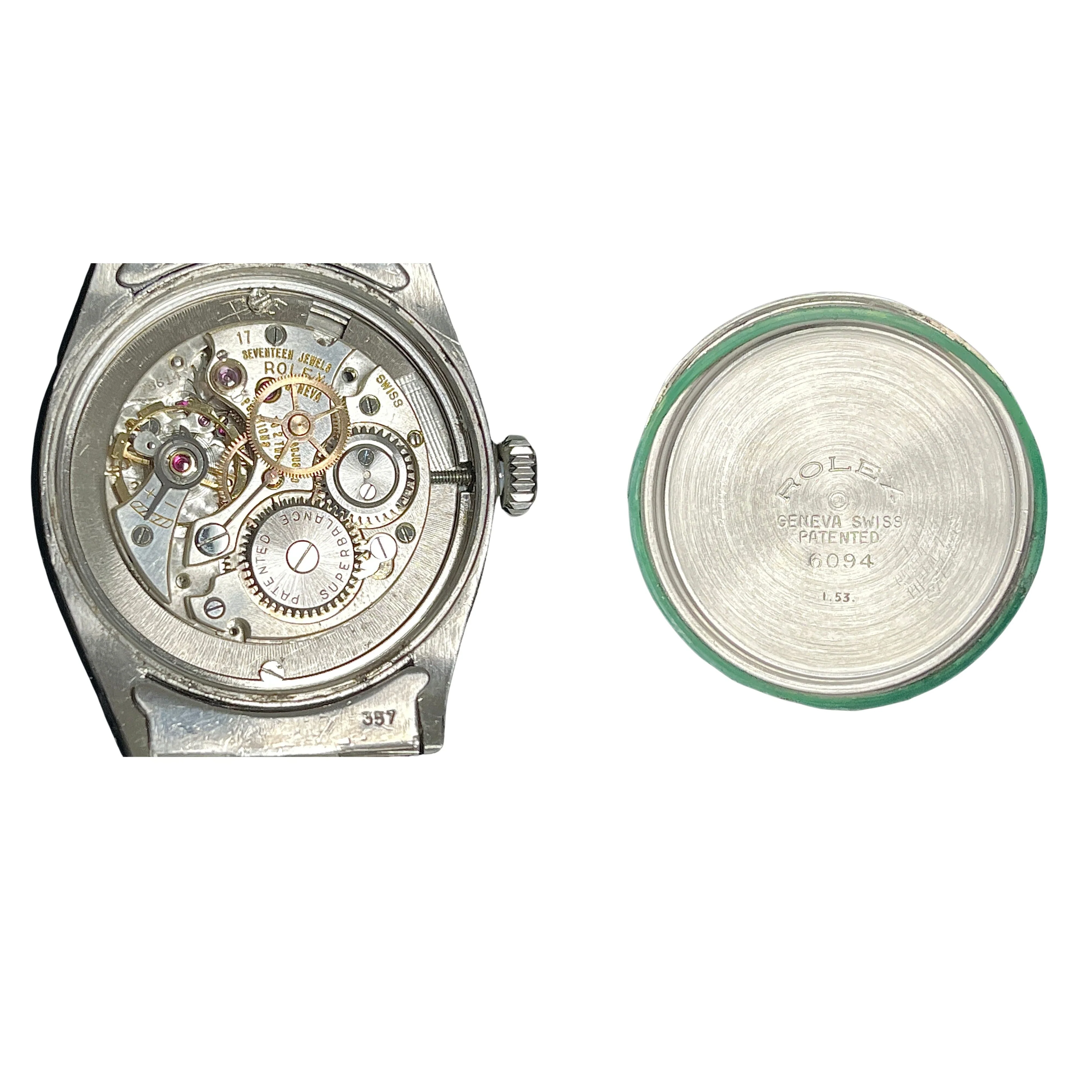 Rolex Turquoise Blue Oyster Perpetual Date Precision 36mm Vintage 1963 Watch In Stainless Steel With Oyster Bracelet - Image 9