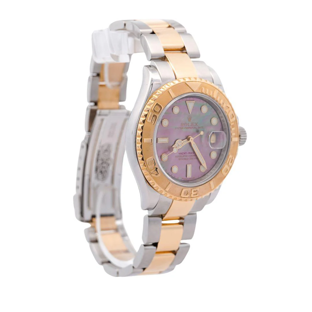 Rolex Yacht-Master 40 16623 Factory Black Mother of Pearl Dial 2 Tone Watch - Image 7
