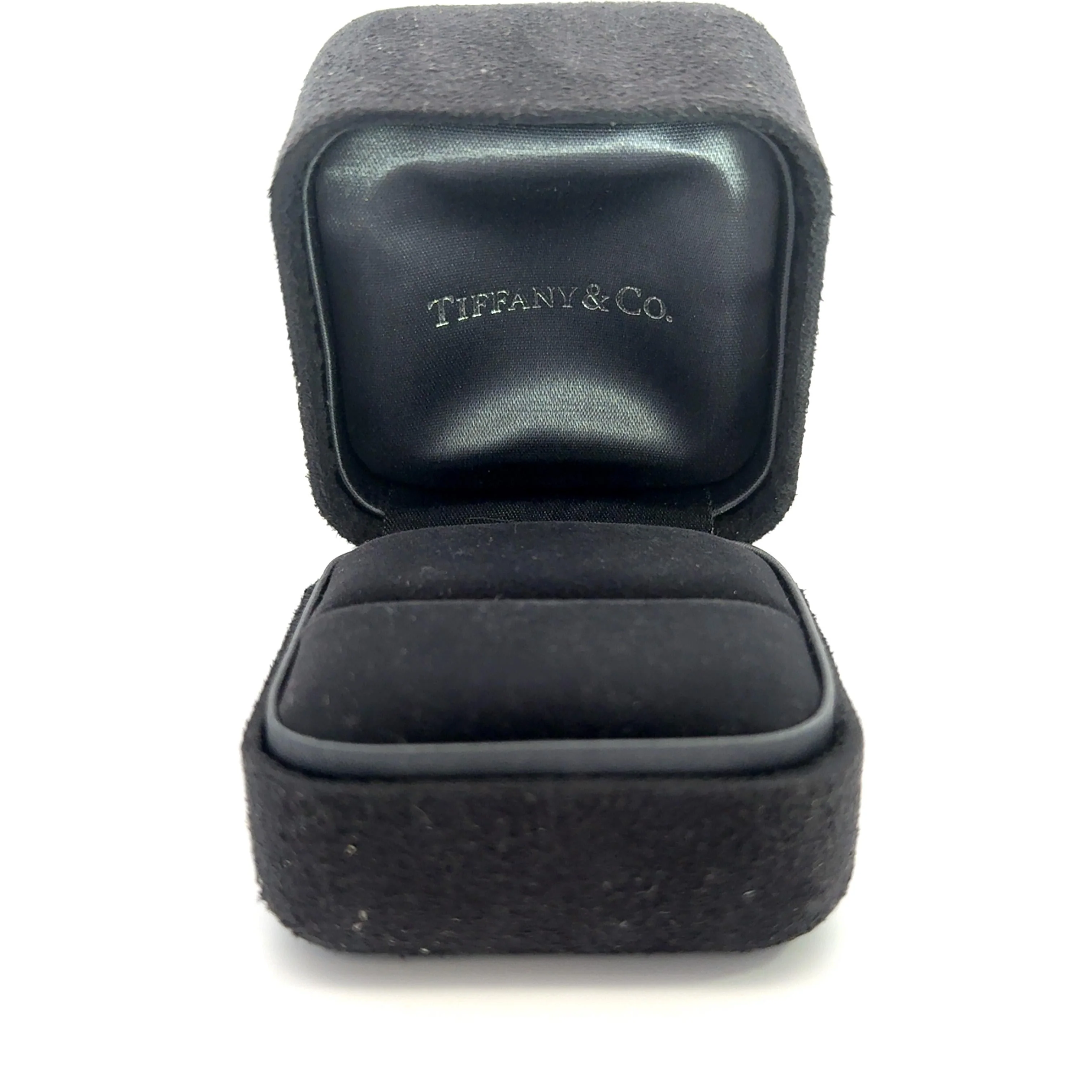 Tiffany & Co. 6.5 Carat Pear Cut Green-Blue Tourmaline and Diamond Platinum Ring - Image 4