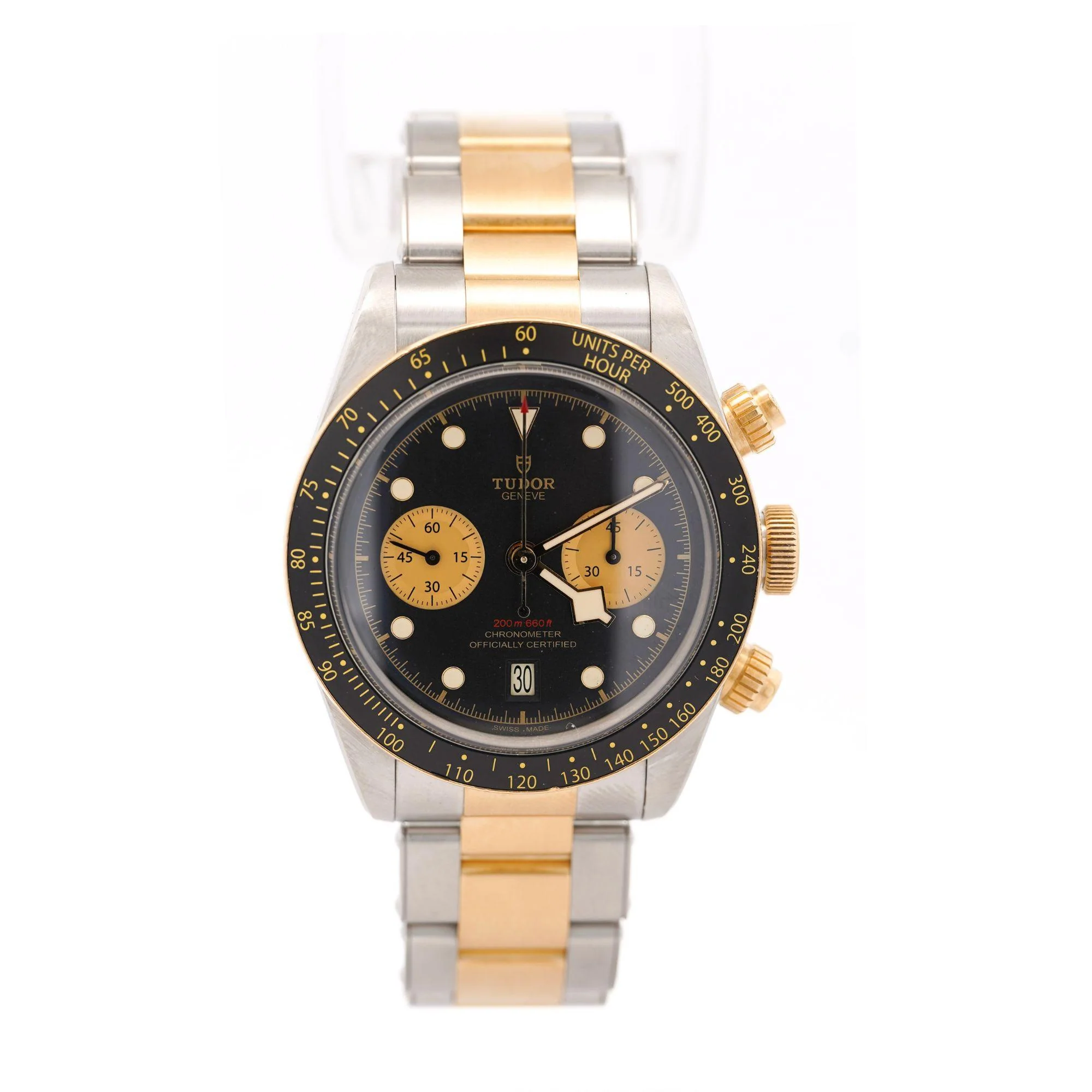 Tudor Black Bay Chrono S&G 79363N 41mm Black Dial Two Tone Watch Full Set - Image 2