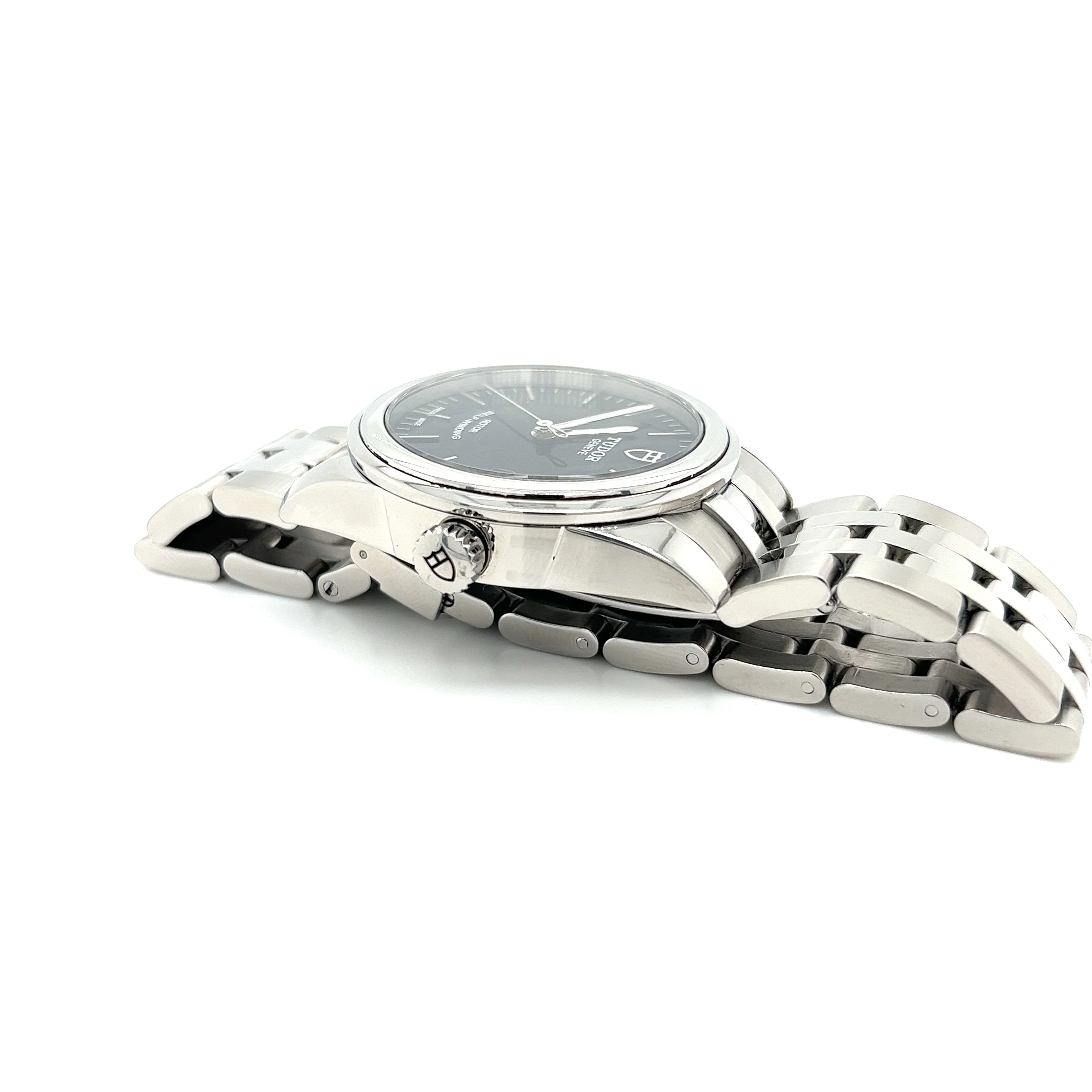 Tudor Glamour Date 55000 Black Dial 36mm Mens Watch w/ Box and Card - Image 9