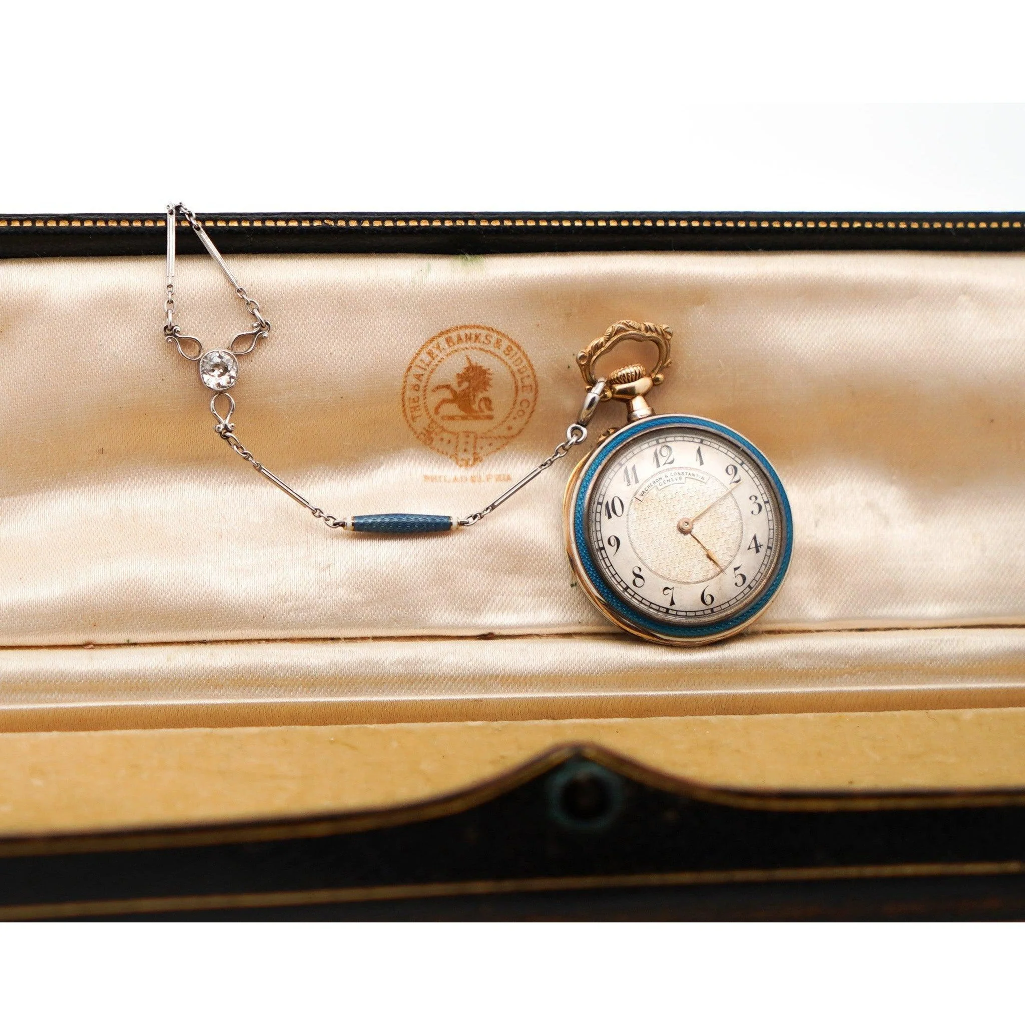 Vacheron Constantin 18Kt Gold Pocket Watch Commissioned by Bailey Banks and Biddle For Emory S. Land - Image 3