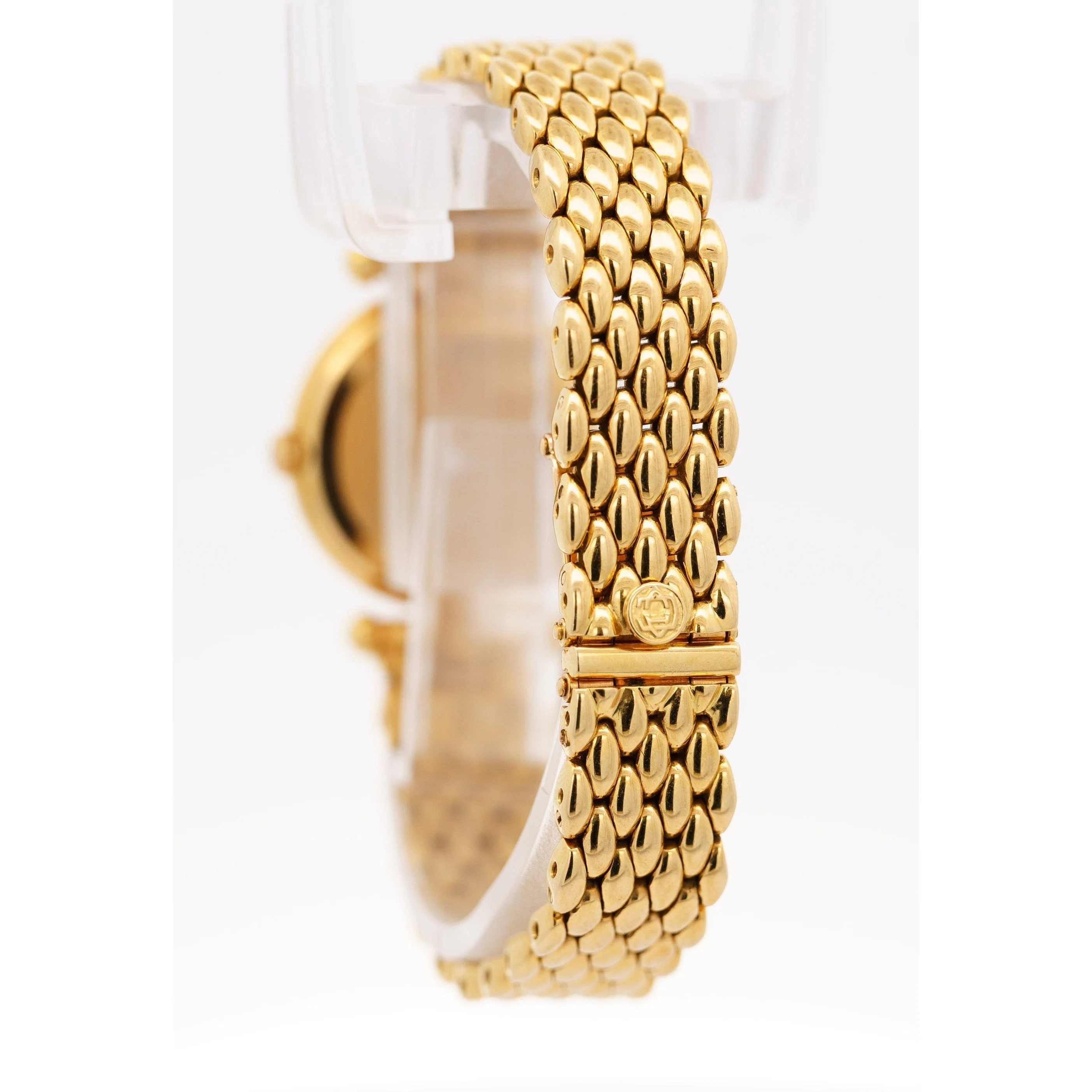 Vintage Van Cleef & Arpels 18K Mother of Pearl Diamond Watch 24mm - Image 6