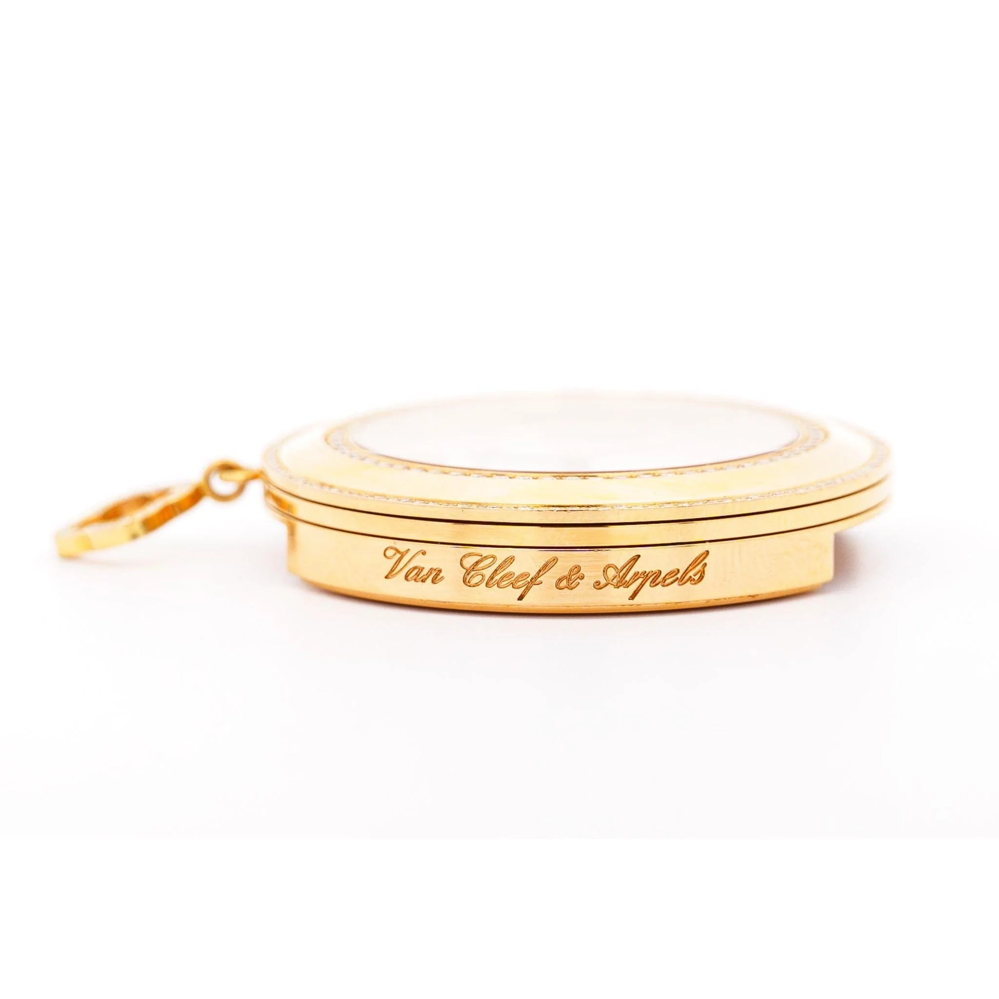 Van Cleef & Arpels 38mm Diamond 18k Gold Charms Watch w/ Box - Image 7