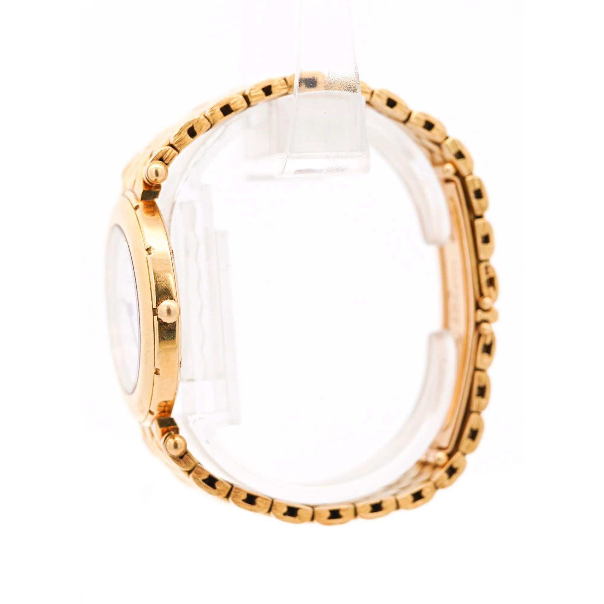 Van Cleef & Arpels La Collection 31mm 18K Gold Honeycomb Bracelet Quartz Watch - Image 6