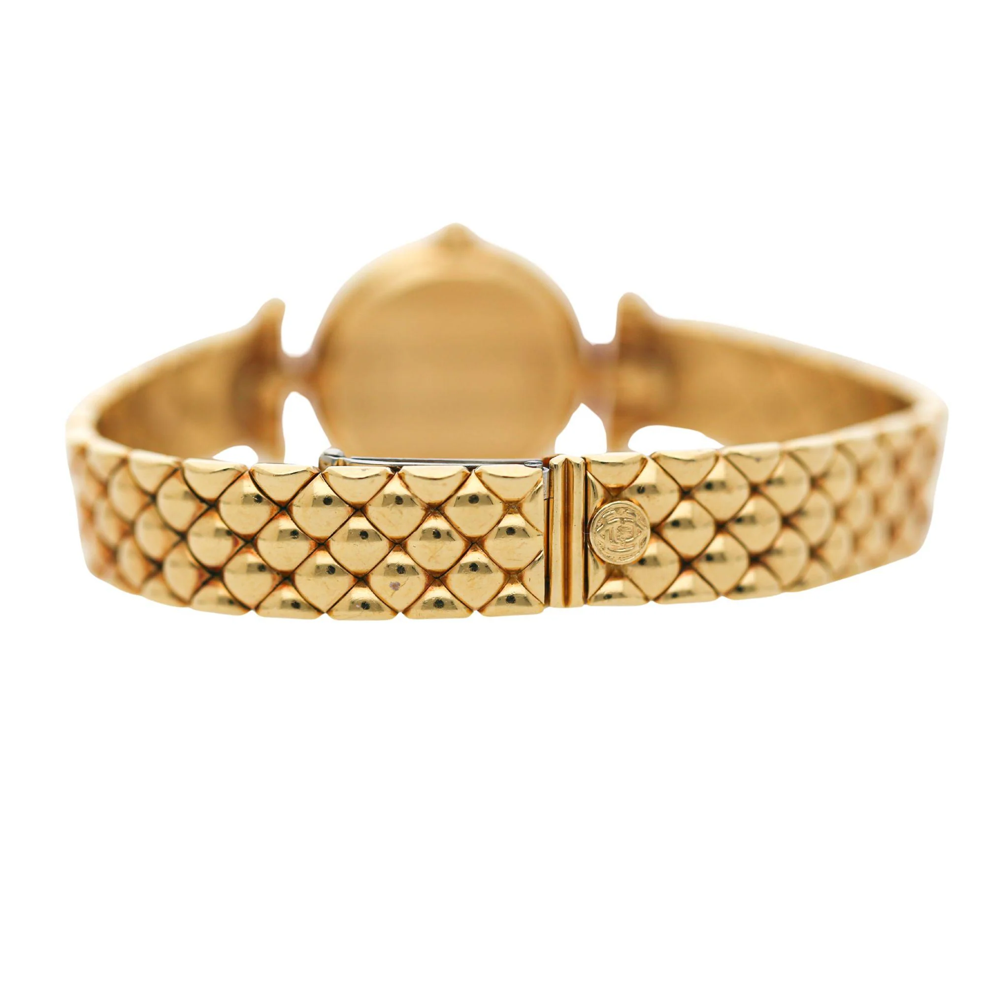 Van Cleef & Arpels Paris Classique 18K Gold Diamond Bezel Ladies Watch - Image 3