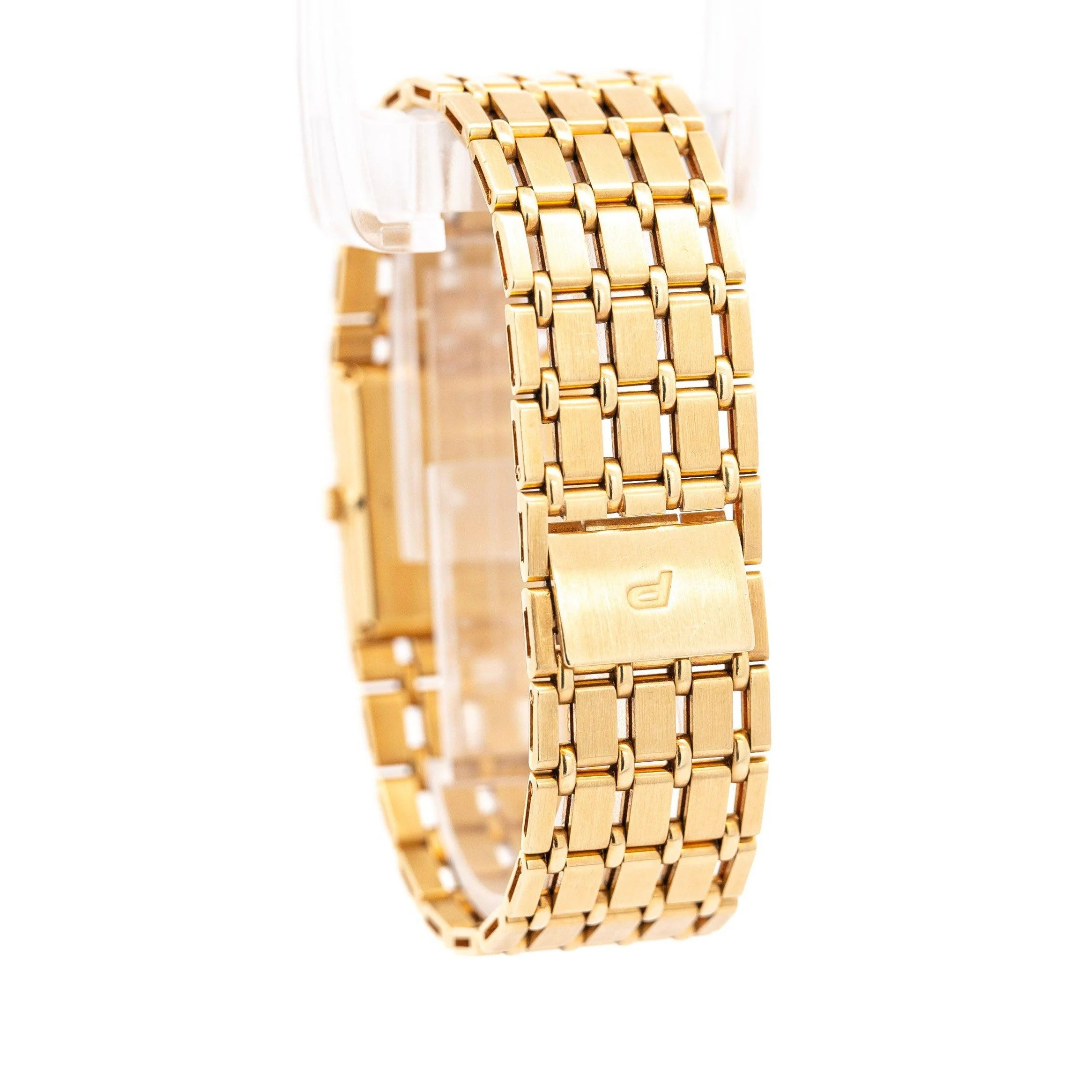 Vintage 18K Gold Piaget Polo 91321-K51 Automatic Watch with Original Pouch - Image 4