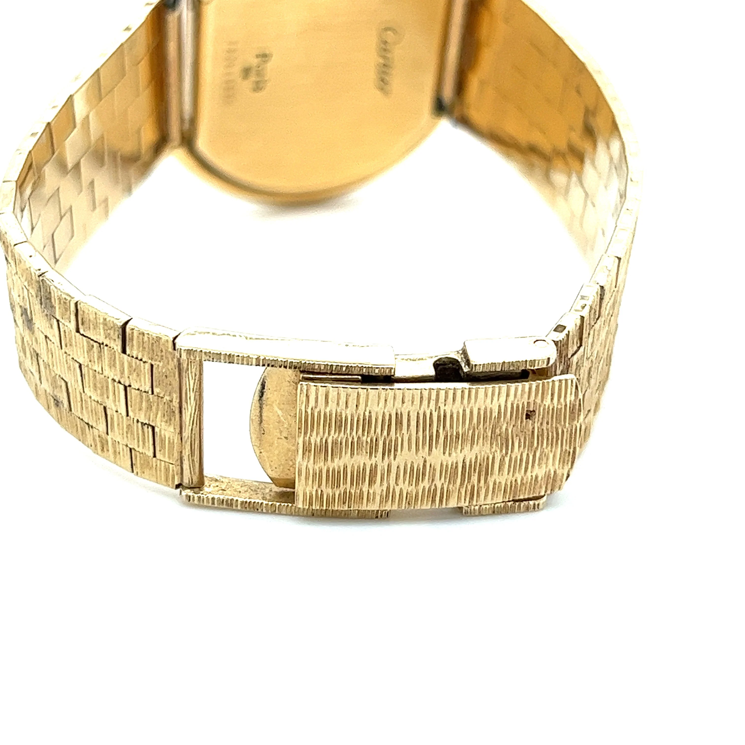 Vintage Cartier Paris 18K Gold Ladies Manual Wind Watch - Image 5