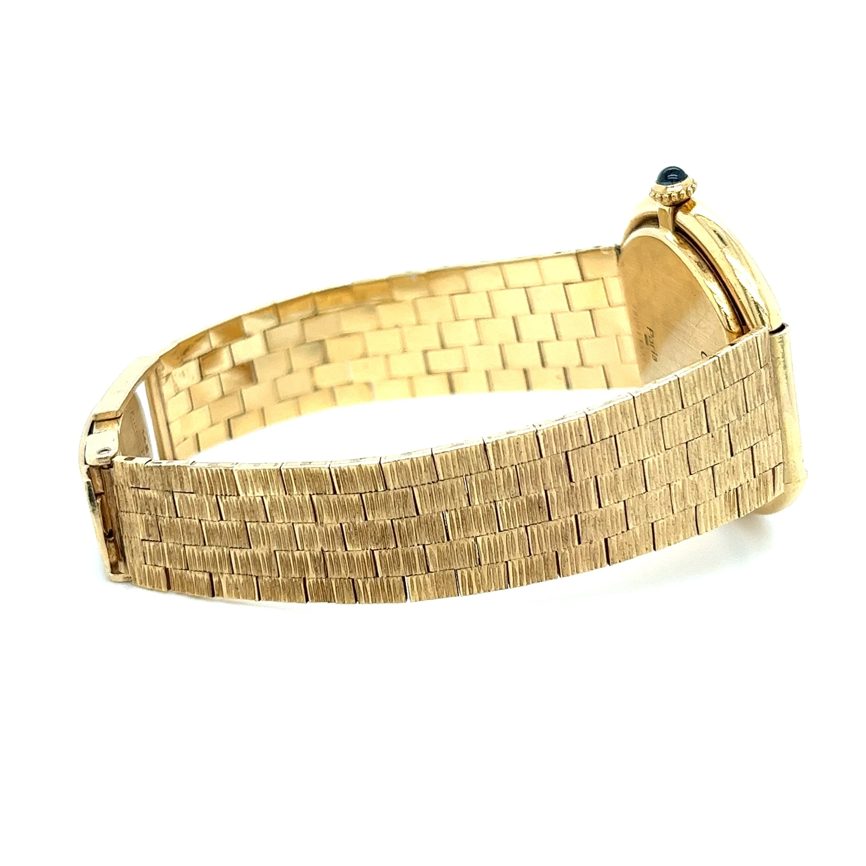 Vintage Cartier Paris 18K Gold Ladies Manual Wind Watch - Image 6