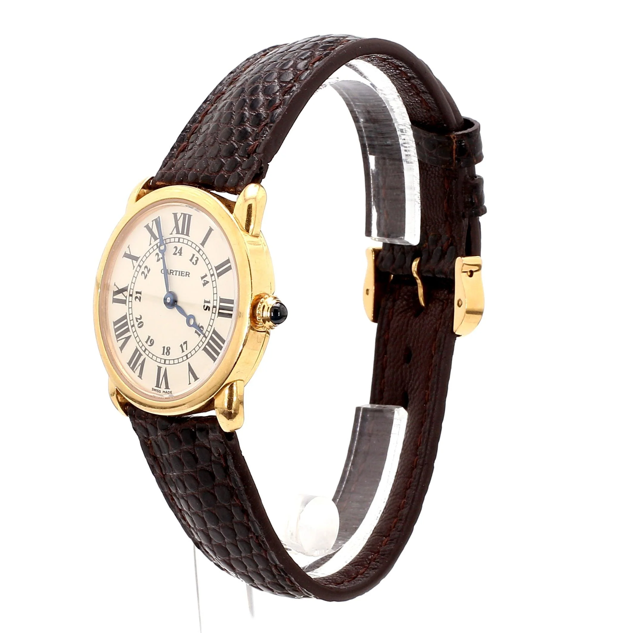 Vintage Cartier Ronde Louis 2886 Quartz 29mm 18K Gold Watch - Image 10