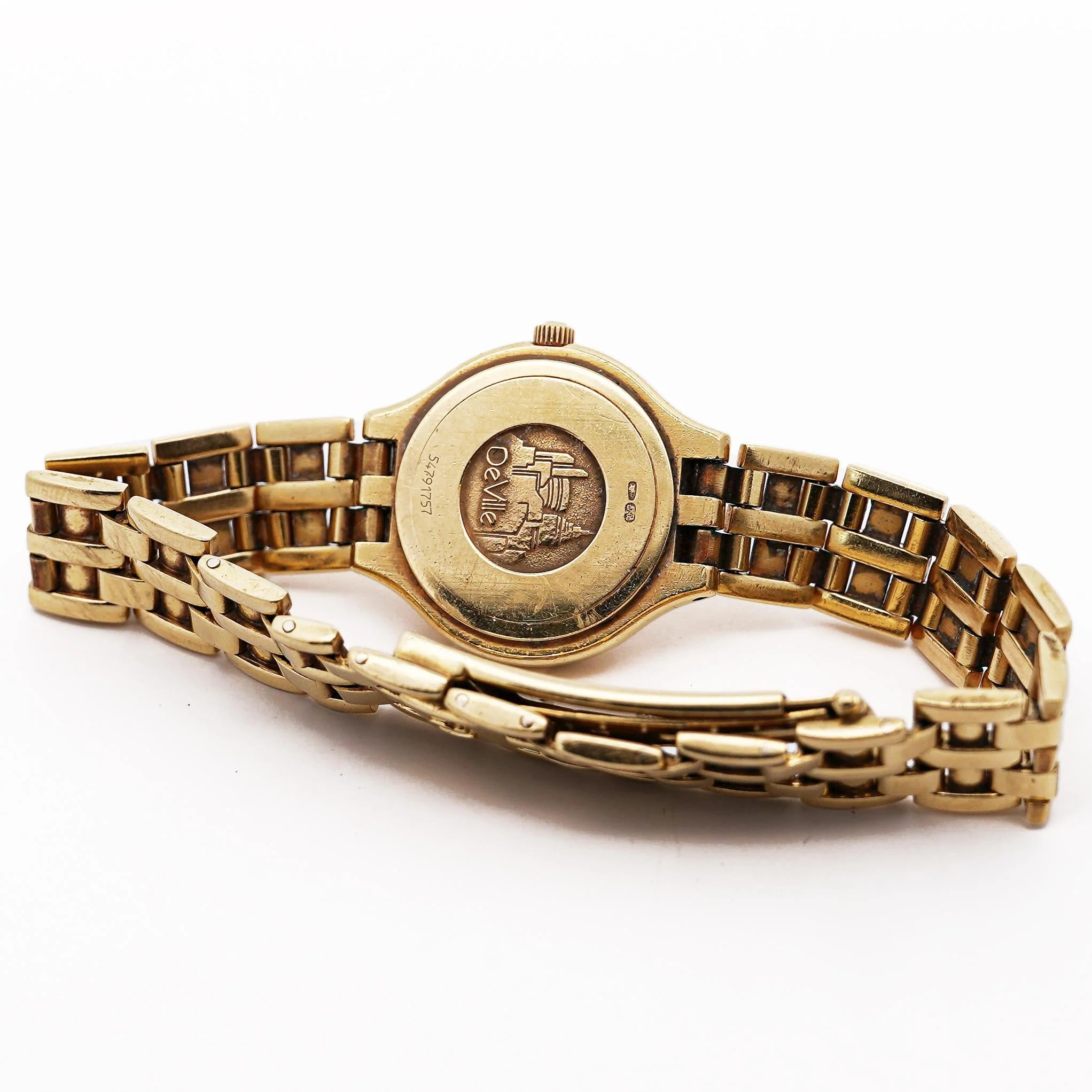 Vintage Omega Deville 18K Gold Classic Watch with Box & Papers - Image 8