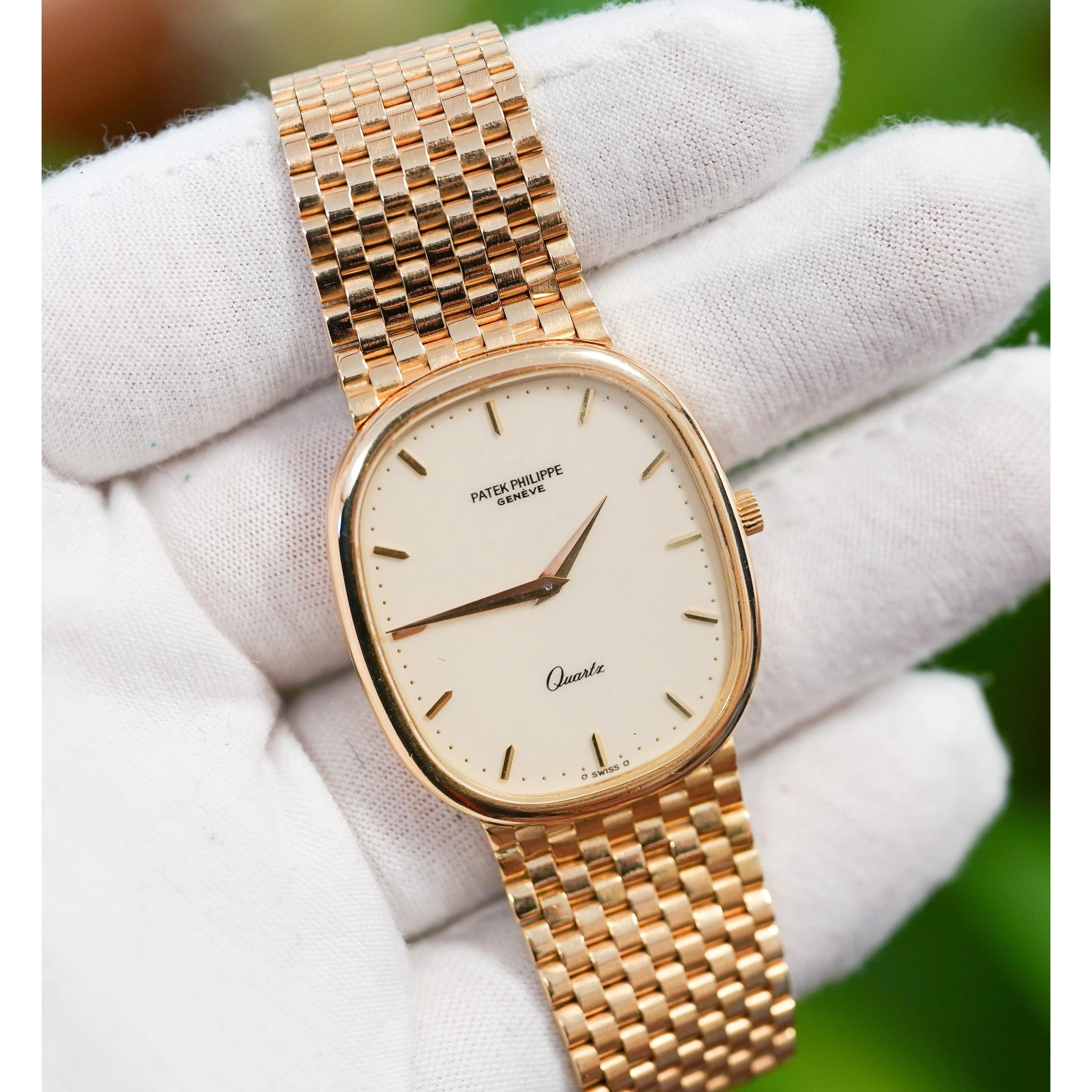 Vintage Patek Philippe Grand Ellipse 18K Gold Watch - Image 7