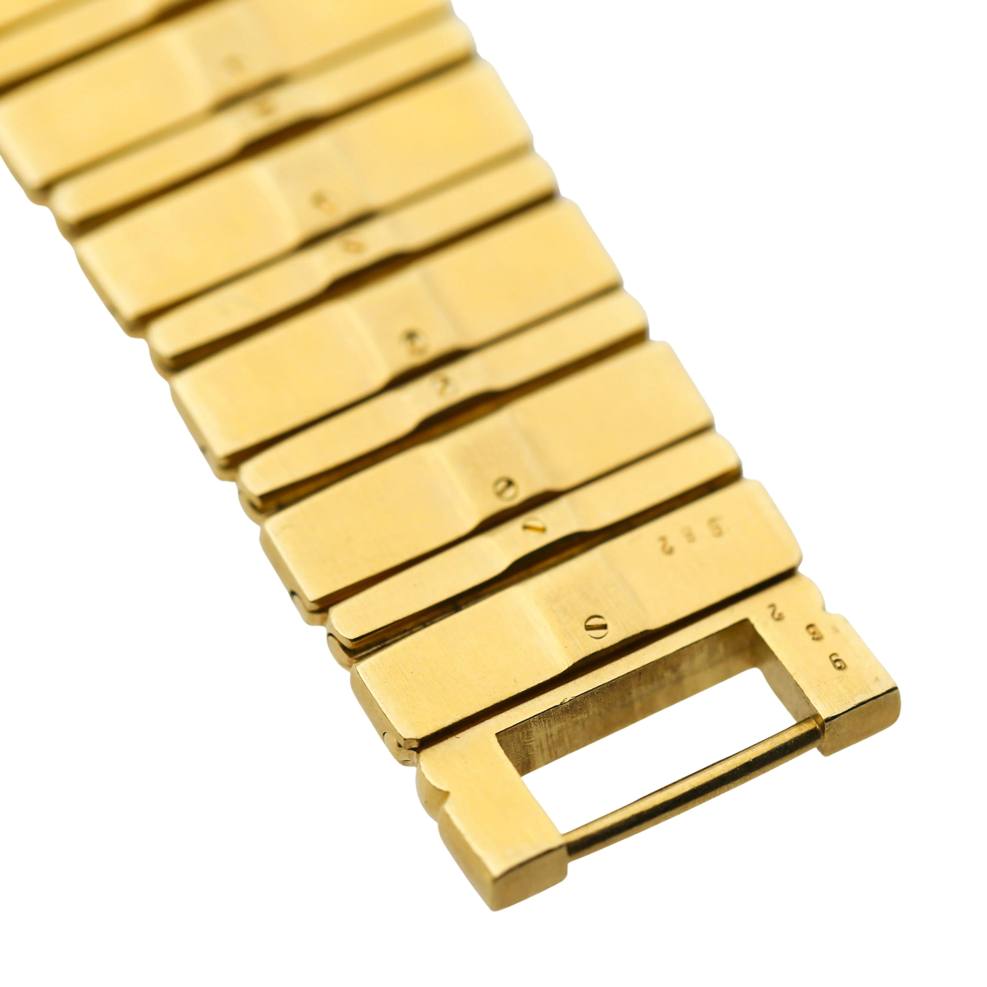 Vintage Piaget Polo 7131 C 701 18K Gold Integral Bracelet Watch - Image 10