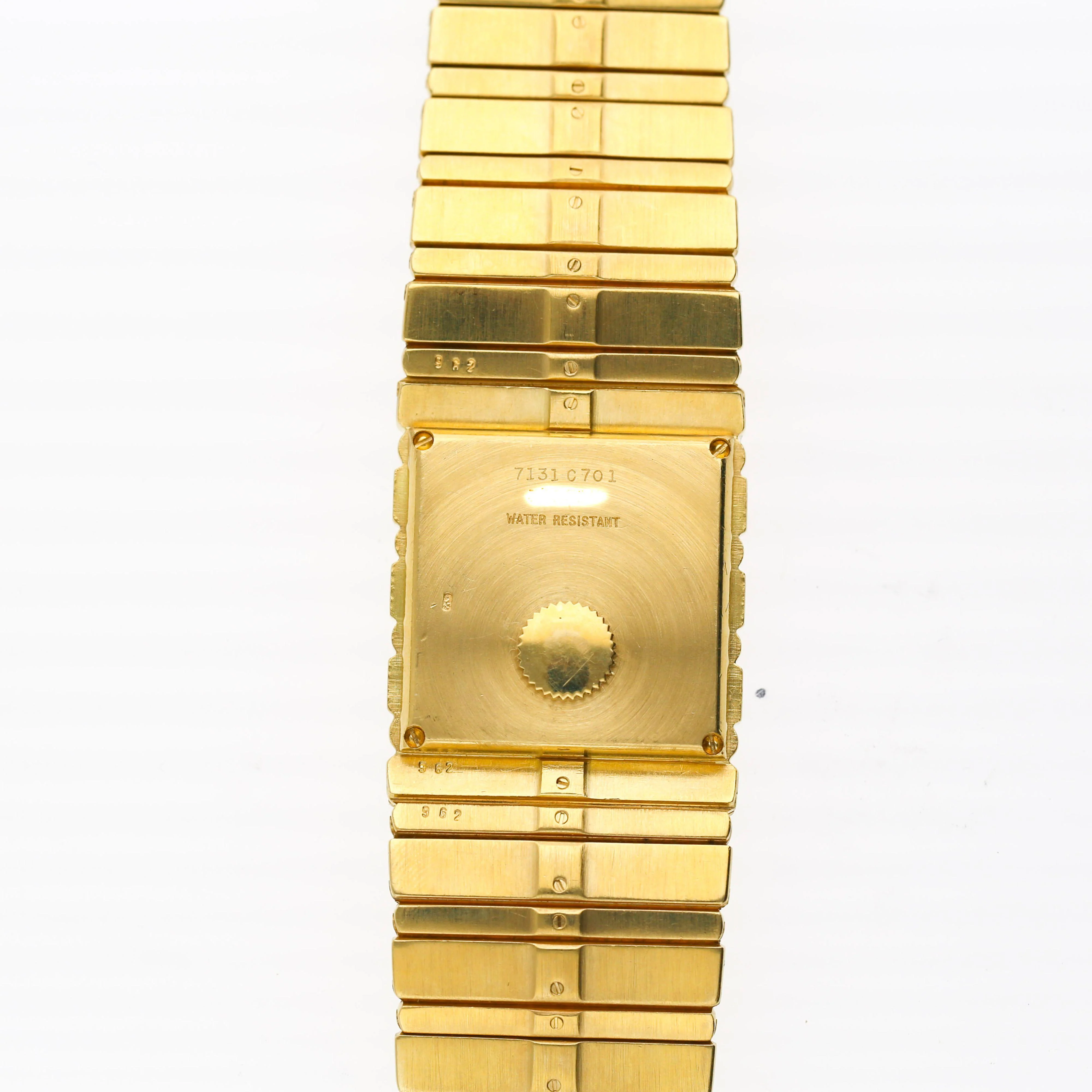 Vintage Piaget Polo 7131 C 701 18K Gold Integral Bracelet Watch - Image 8