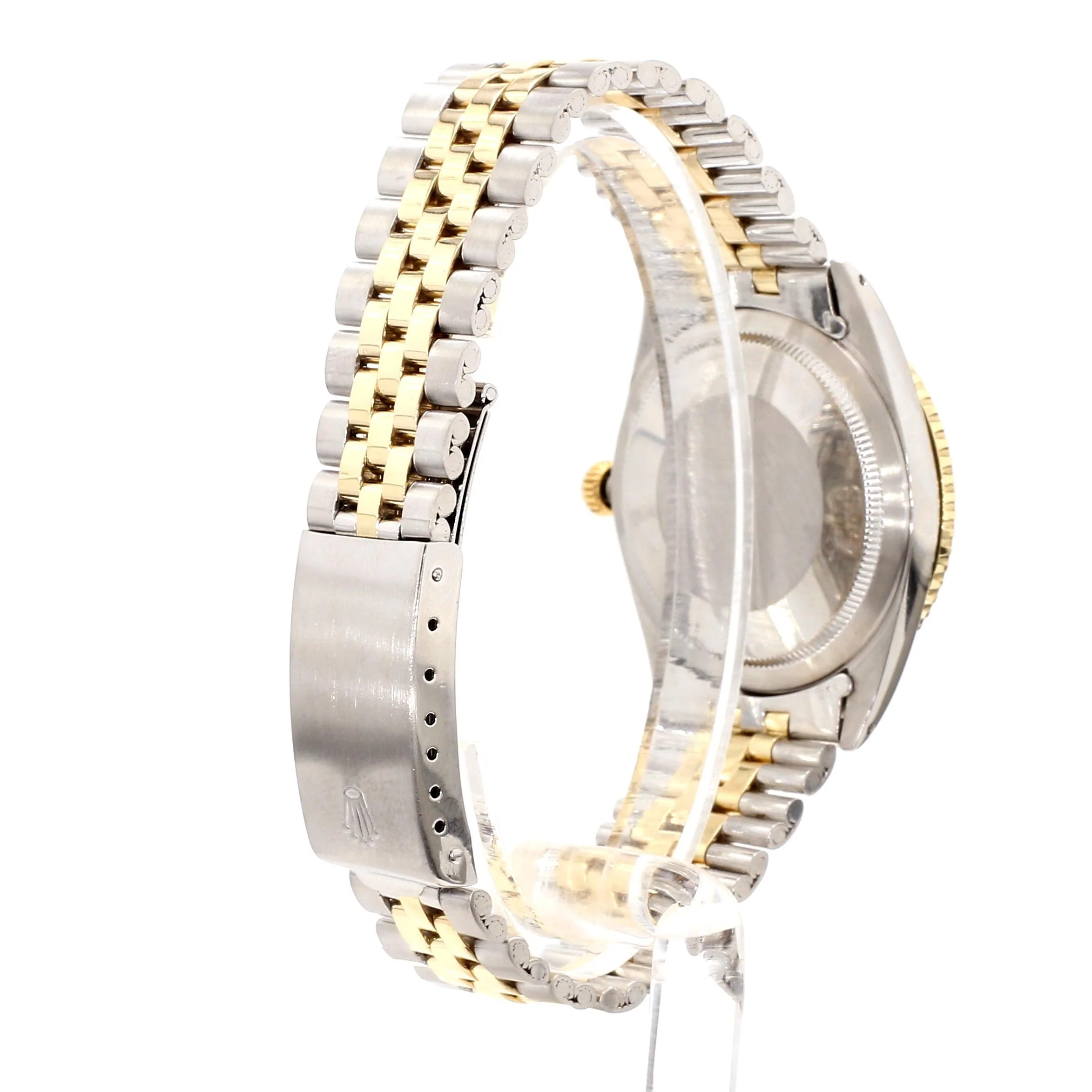 Vintage Rolex Datejust Thunderbird Turn-O-Graph Two Tone Gold Steel Watch - Image 5