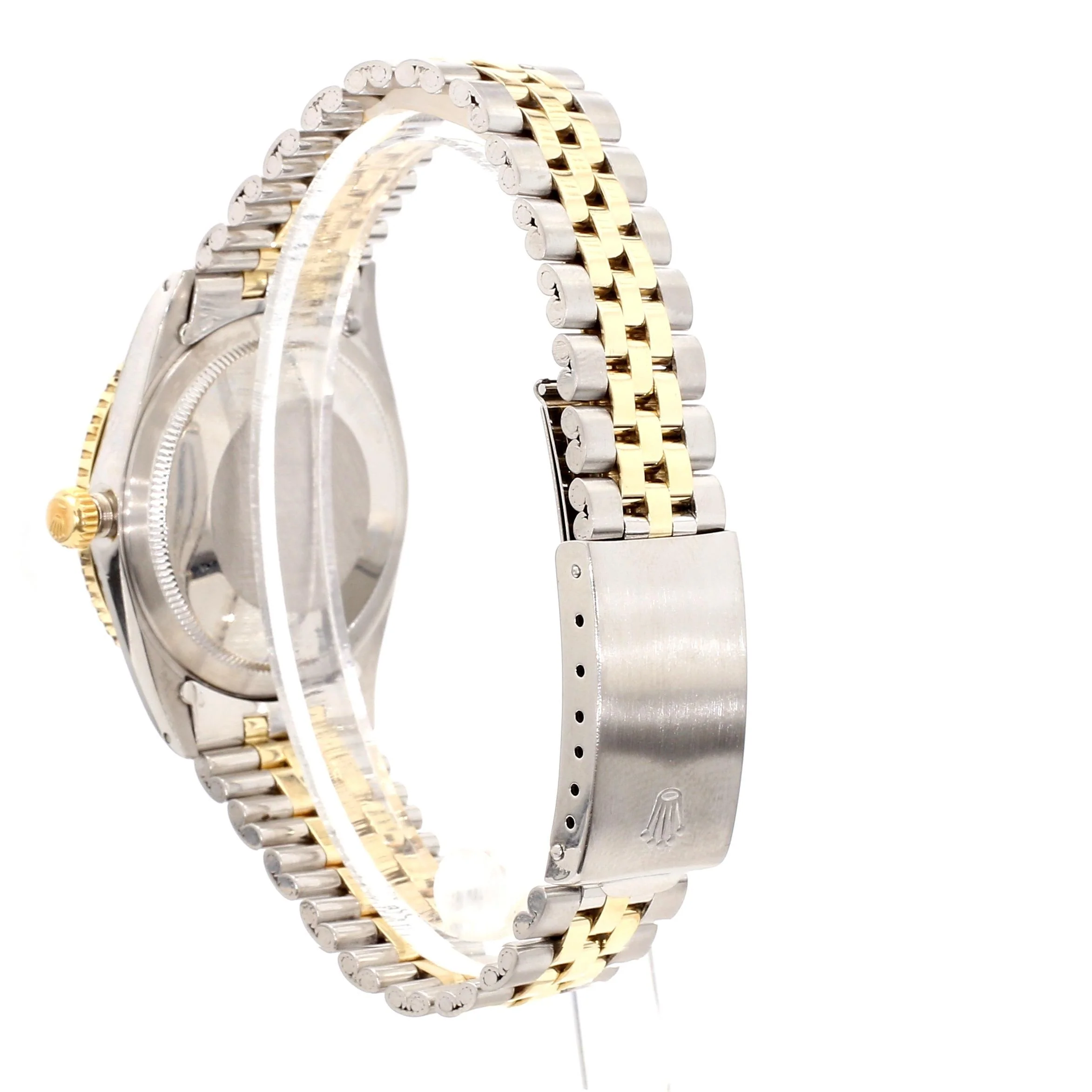 Vintage Rolex Datejust Thunderbird Turn-O-Graph Two Tone Gold Steel Watch - Image 7